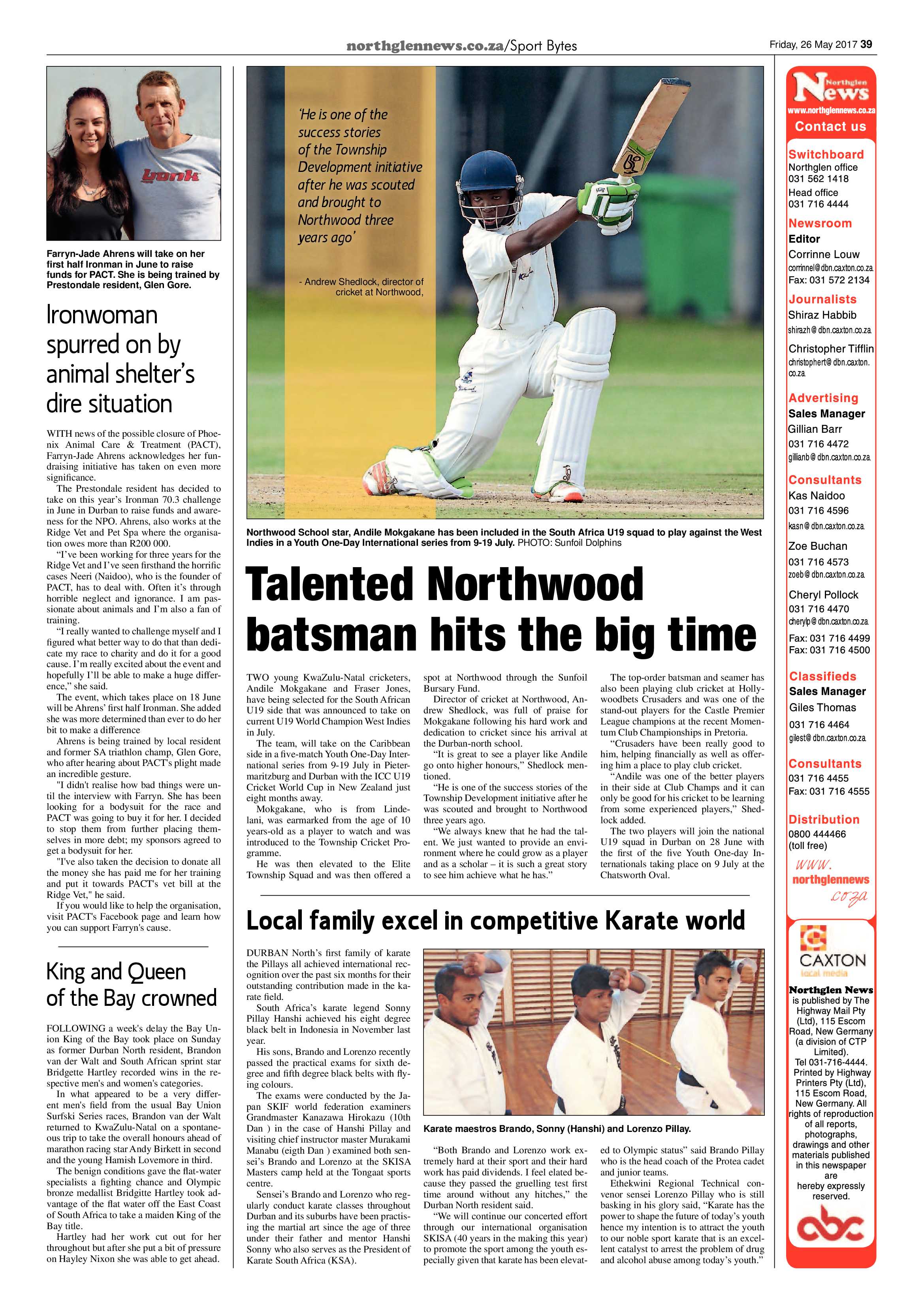 Northglen News 26 May 2017 page 39