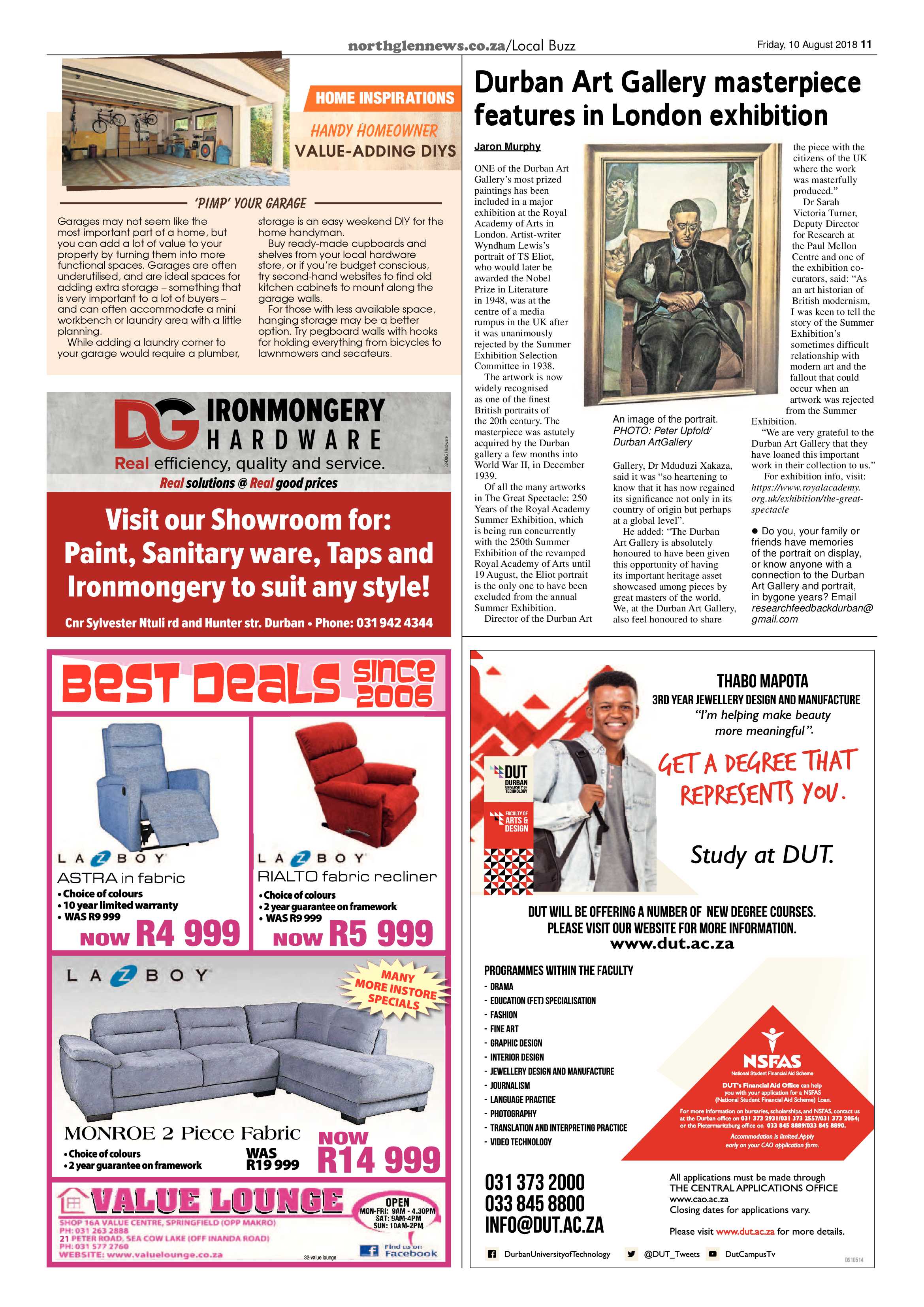 Northglen News 10 August 2018 page 11