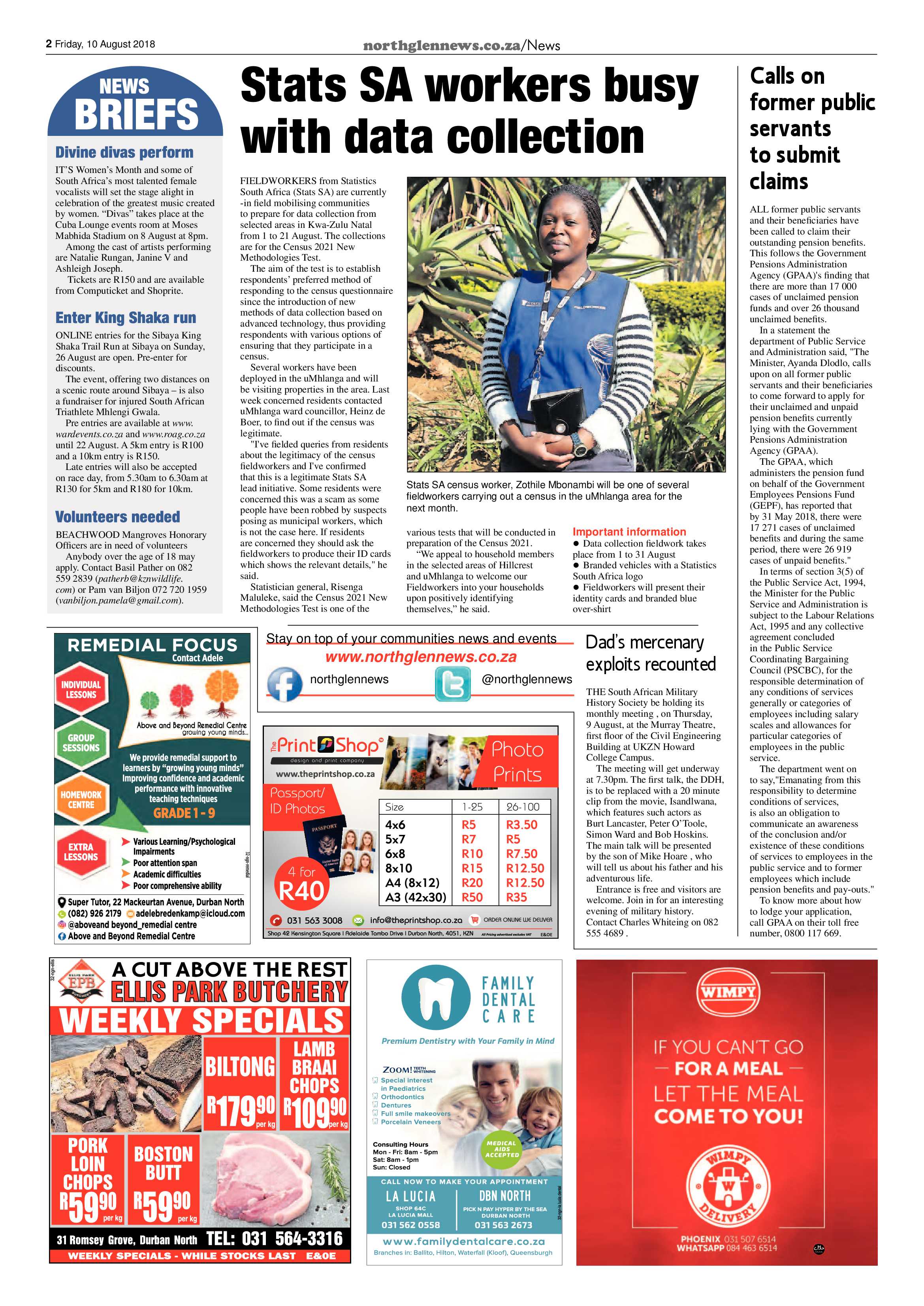 Northglen News 10 August 2018 page 2