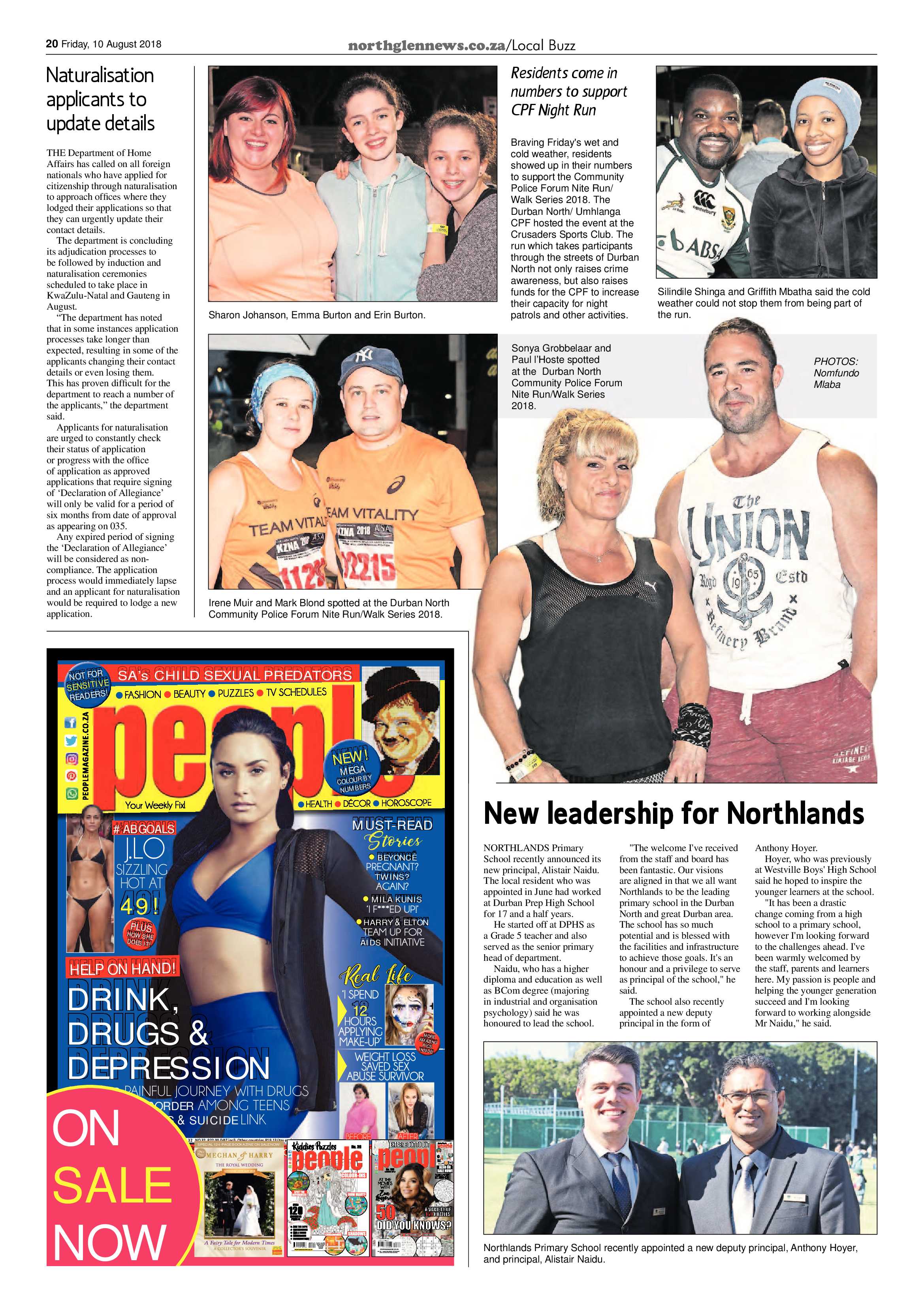 Northglen News 10 August 2018 page 20