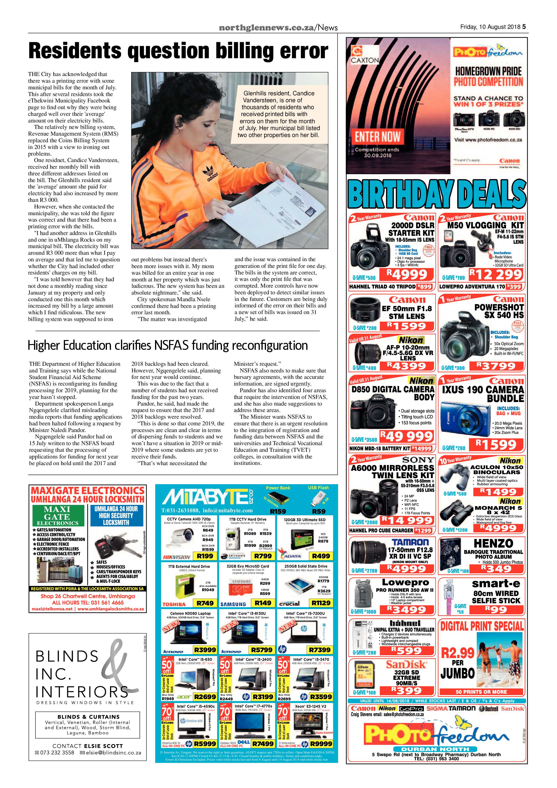 Northglen News 10 August 2018 page 5