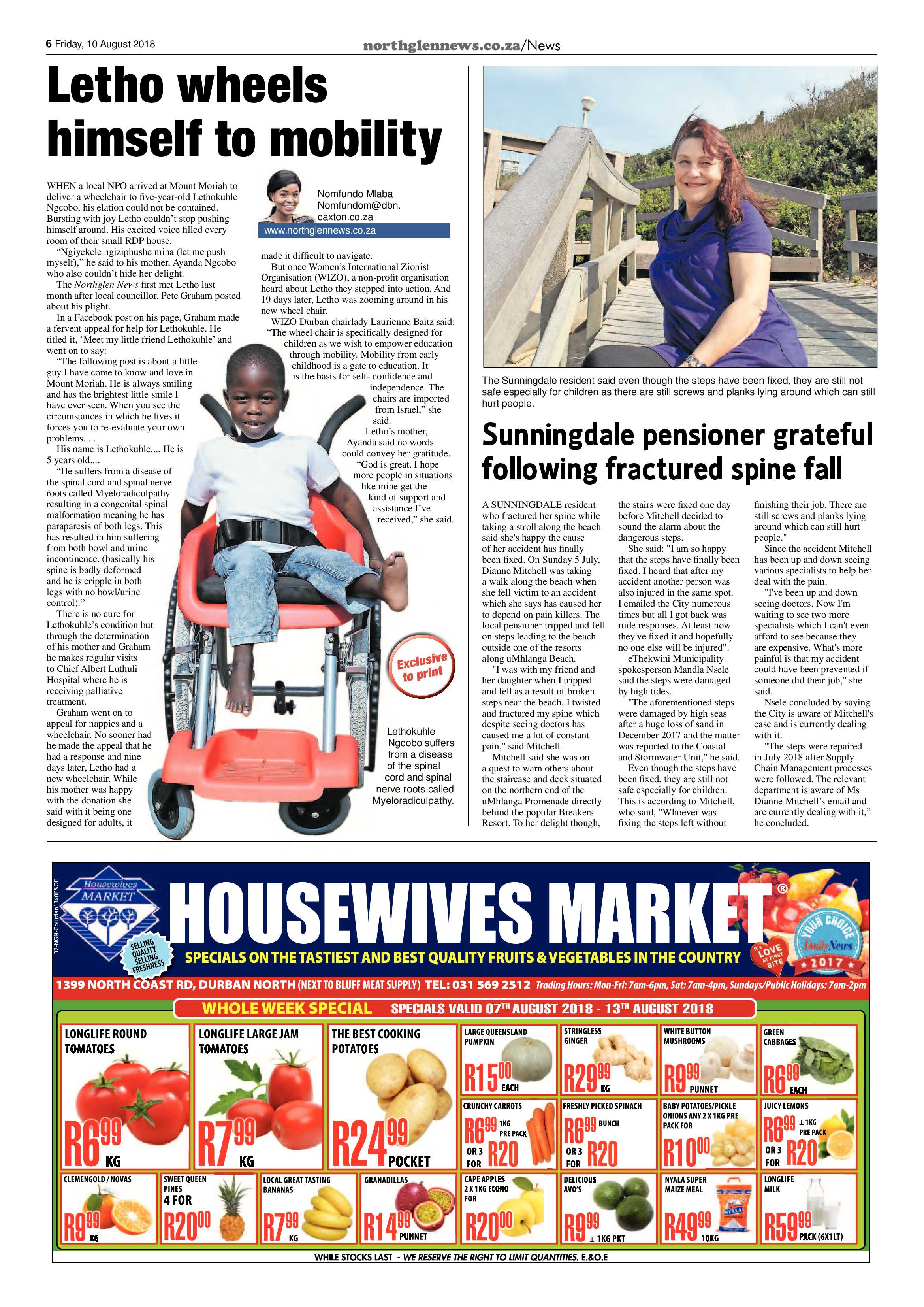 Northglen News 10 August 2018 page 6