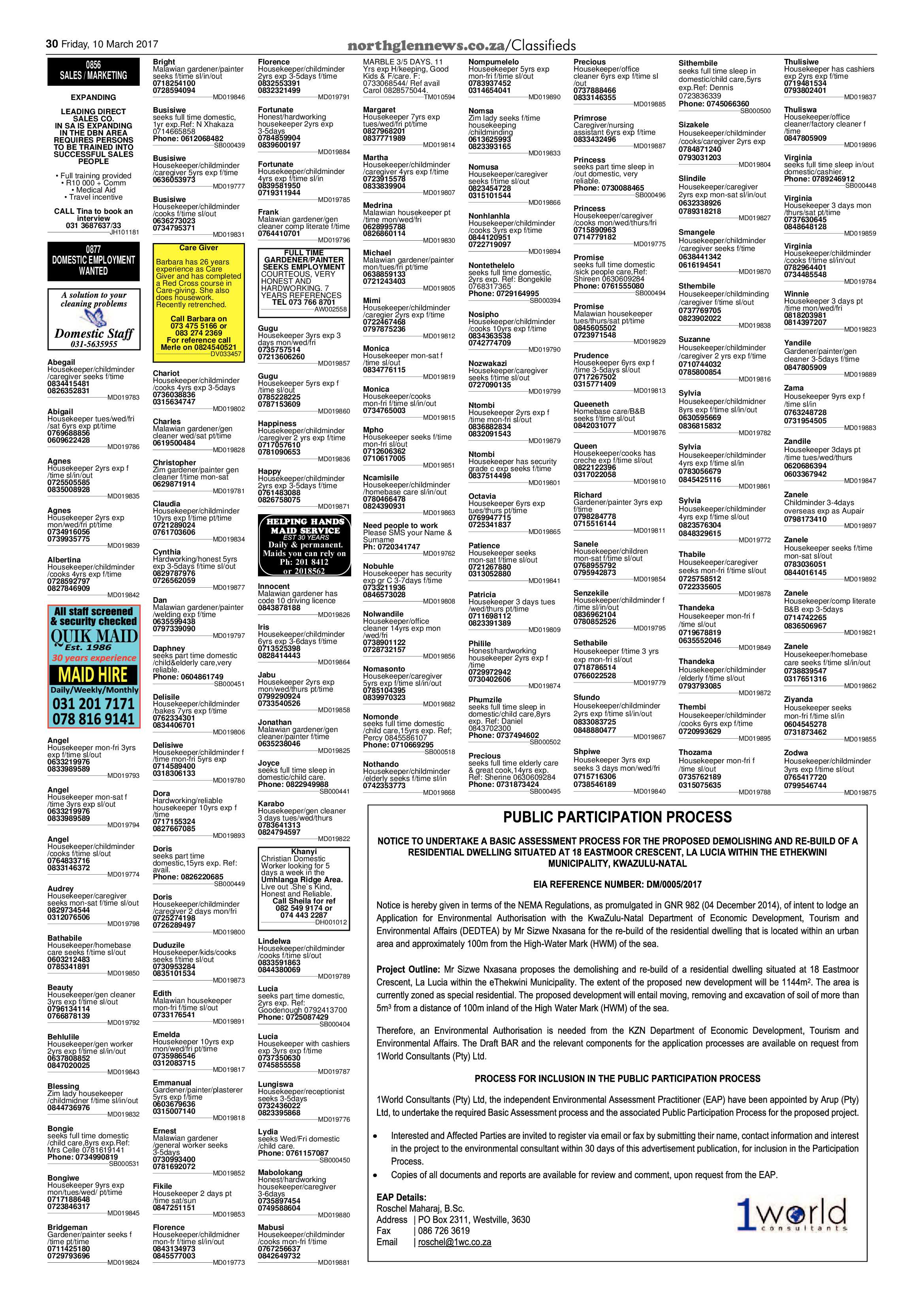 Northglen News 10 March 2017 page 30