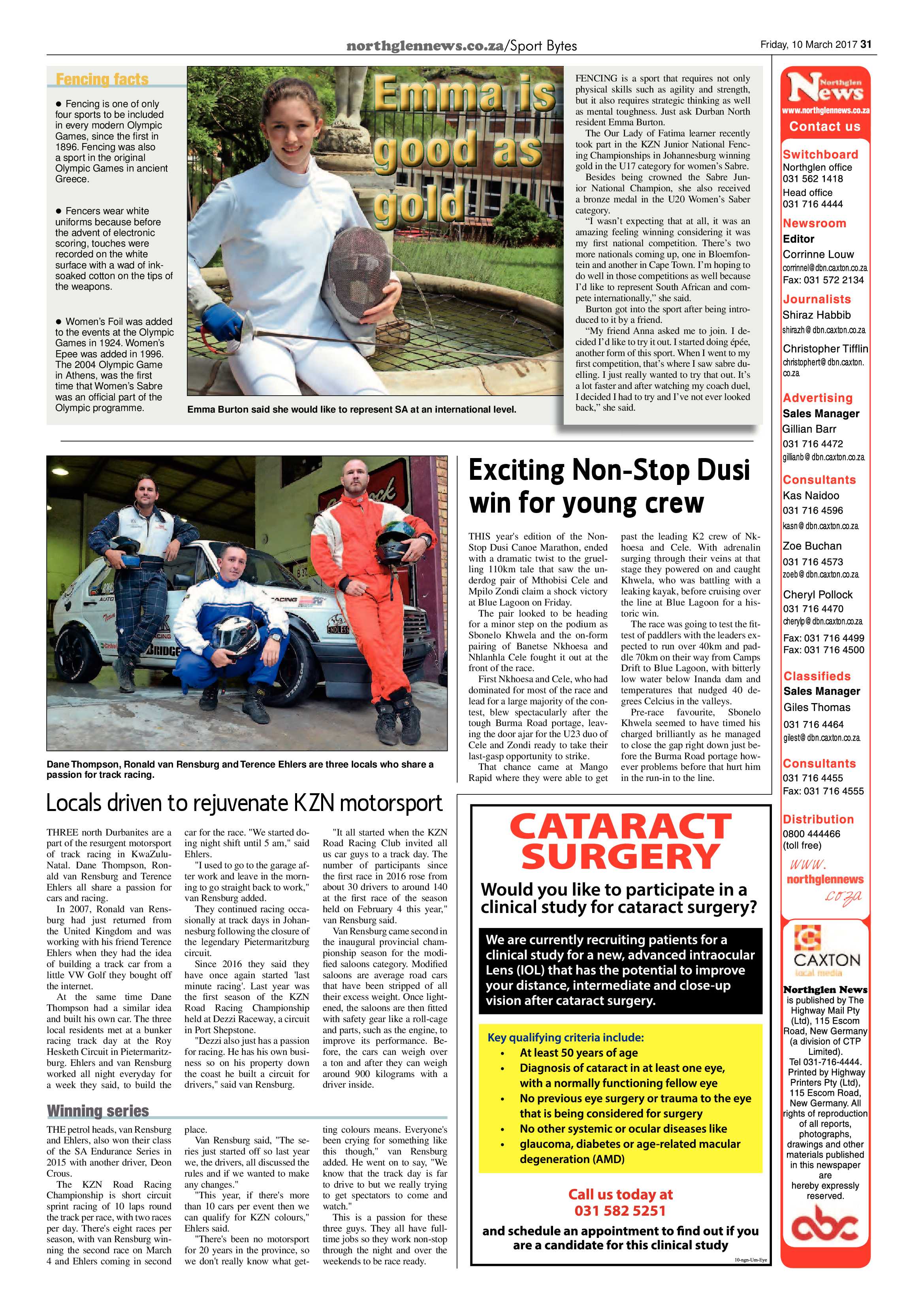 Northglen News 10 March 2017 page 31