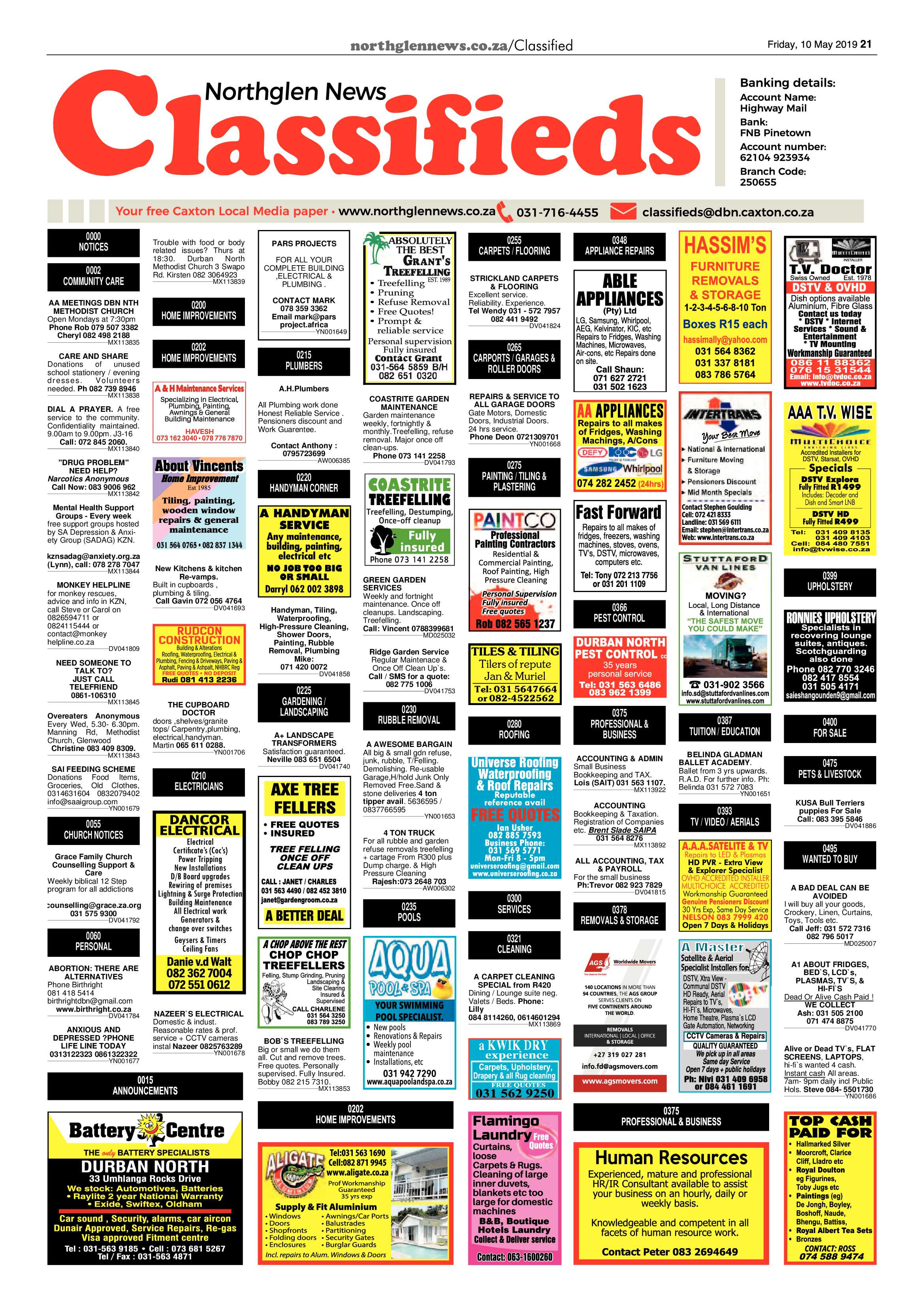 Northglen News 10 May 2019 page 21