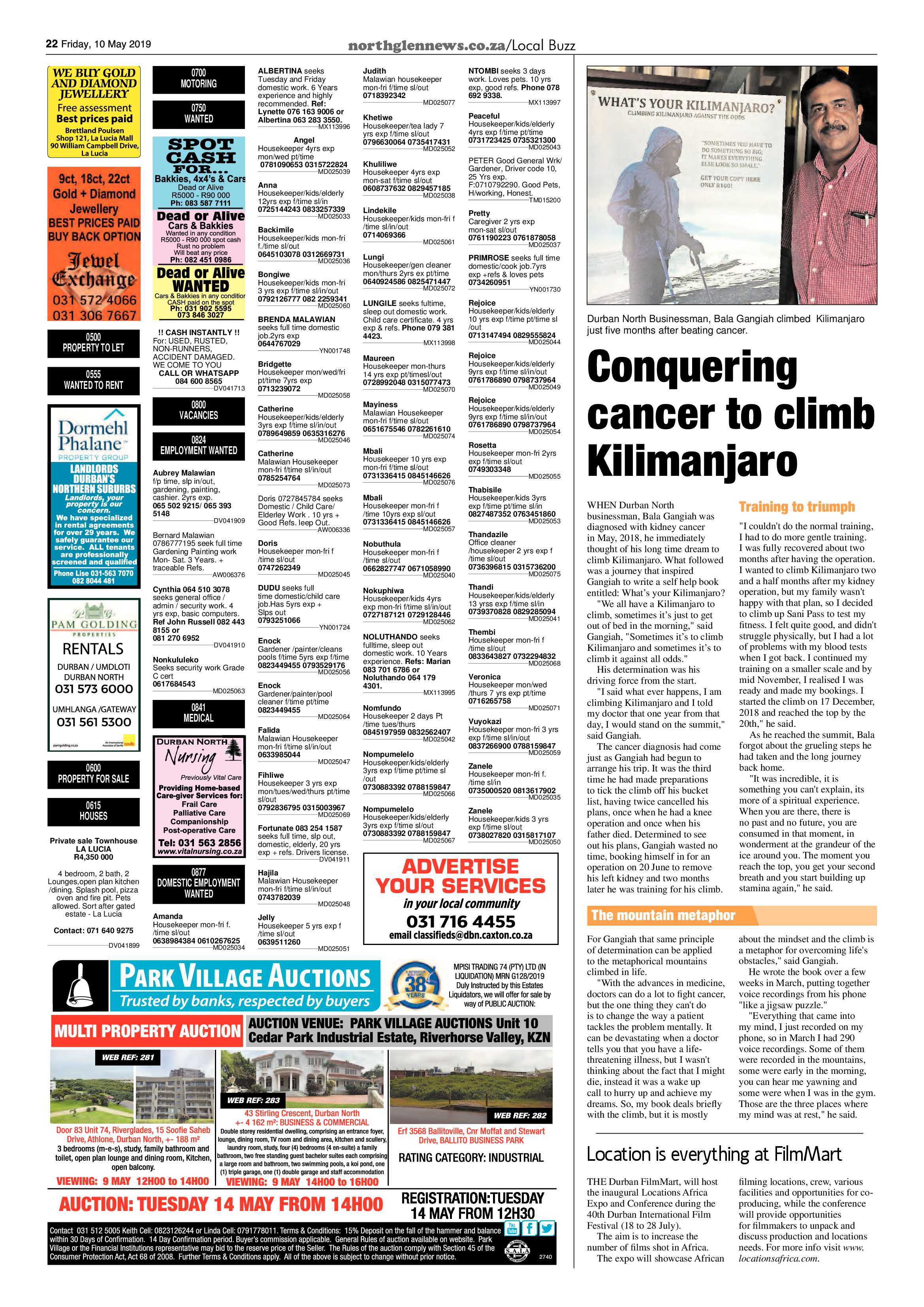 Northglen News 10 May 2019 page 22