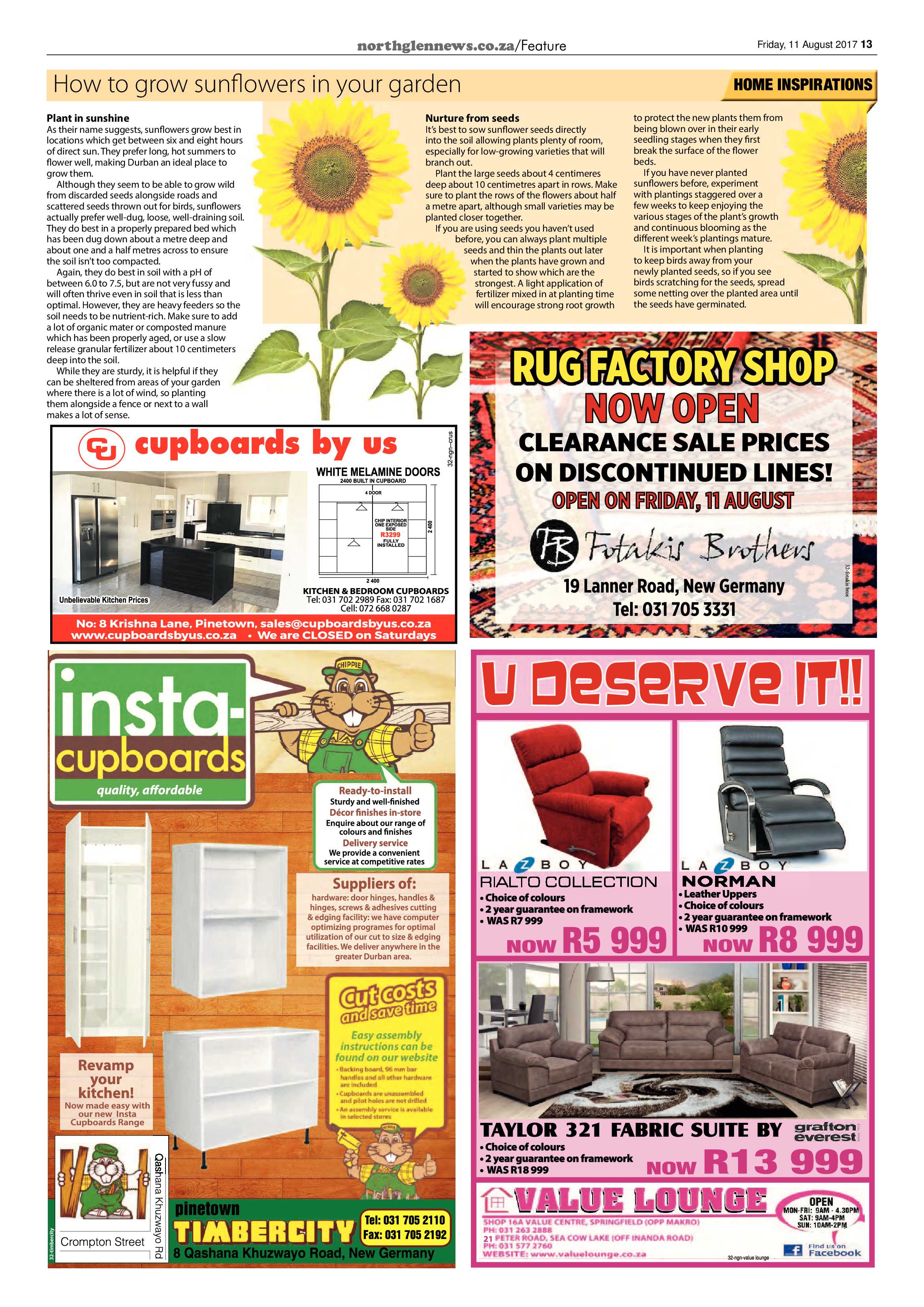 Northglen News 11 August 2017 page 13