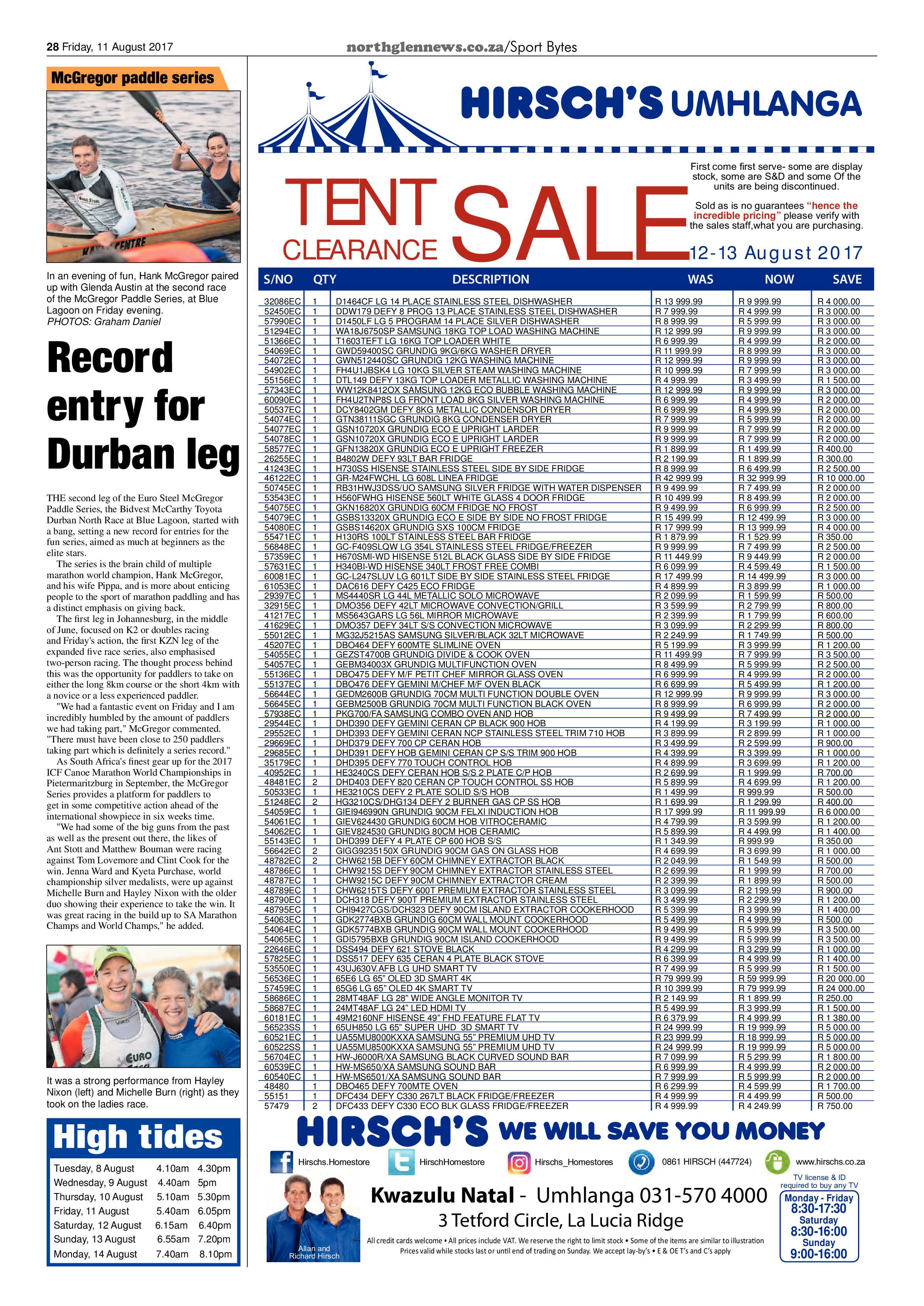 Northglen News 11 August 2017 page 28