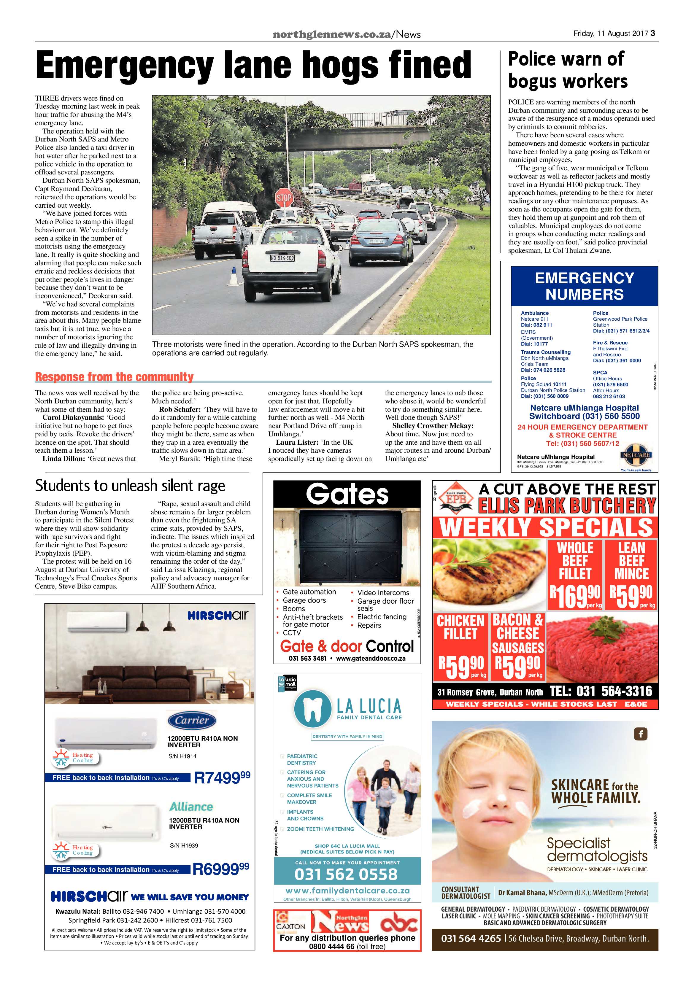 Northglen News 11 August 2017 page 3