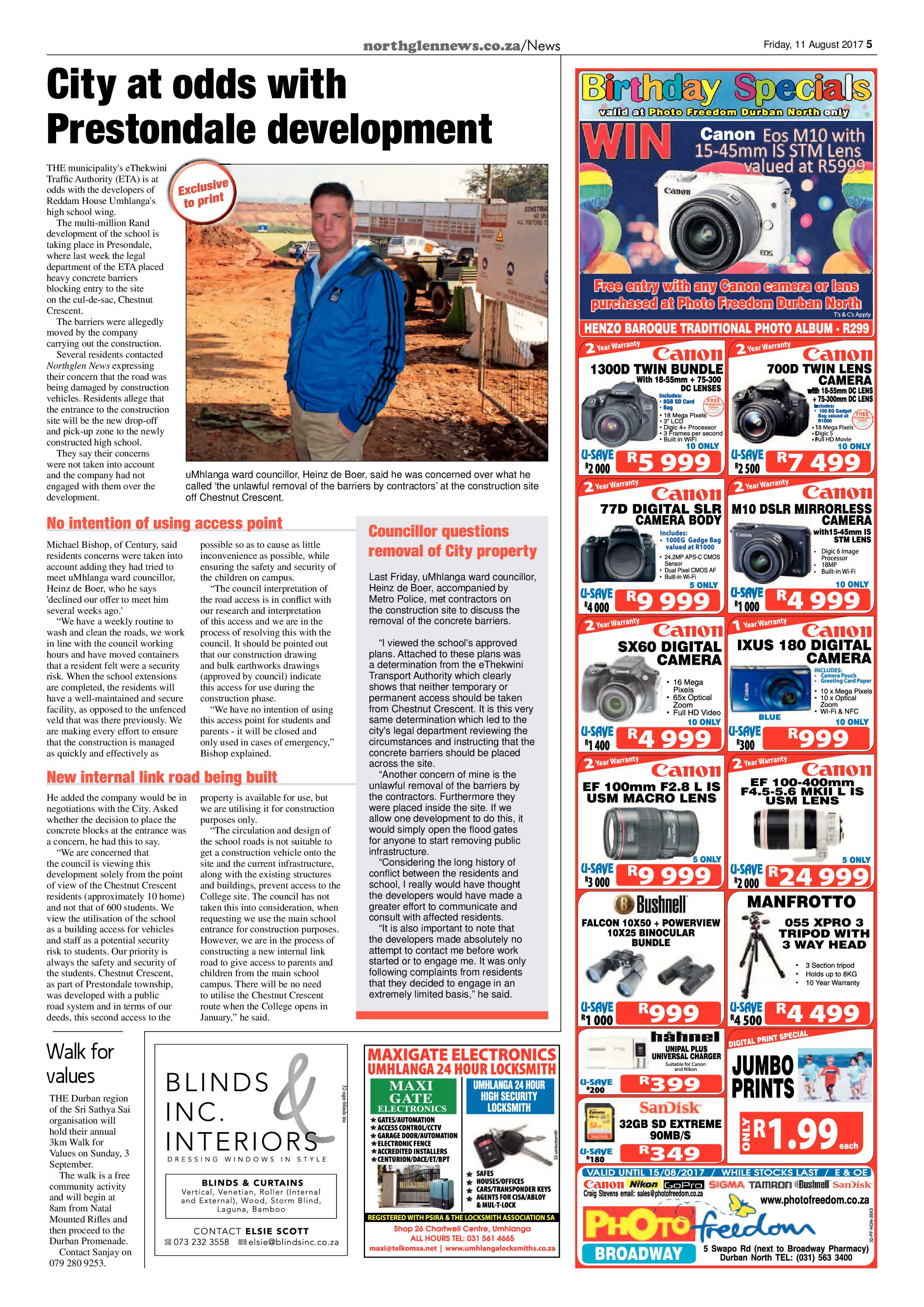 Northglen News 11 August 2017 page 5