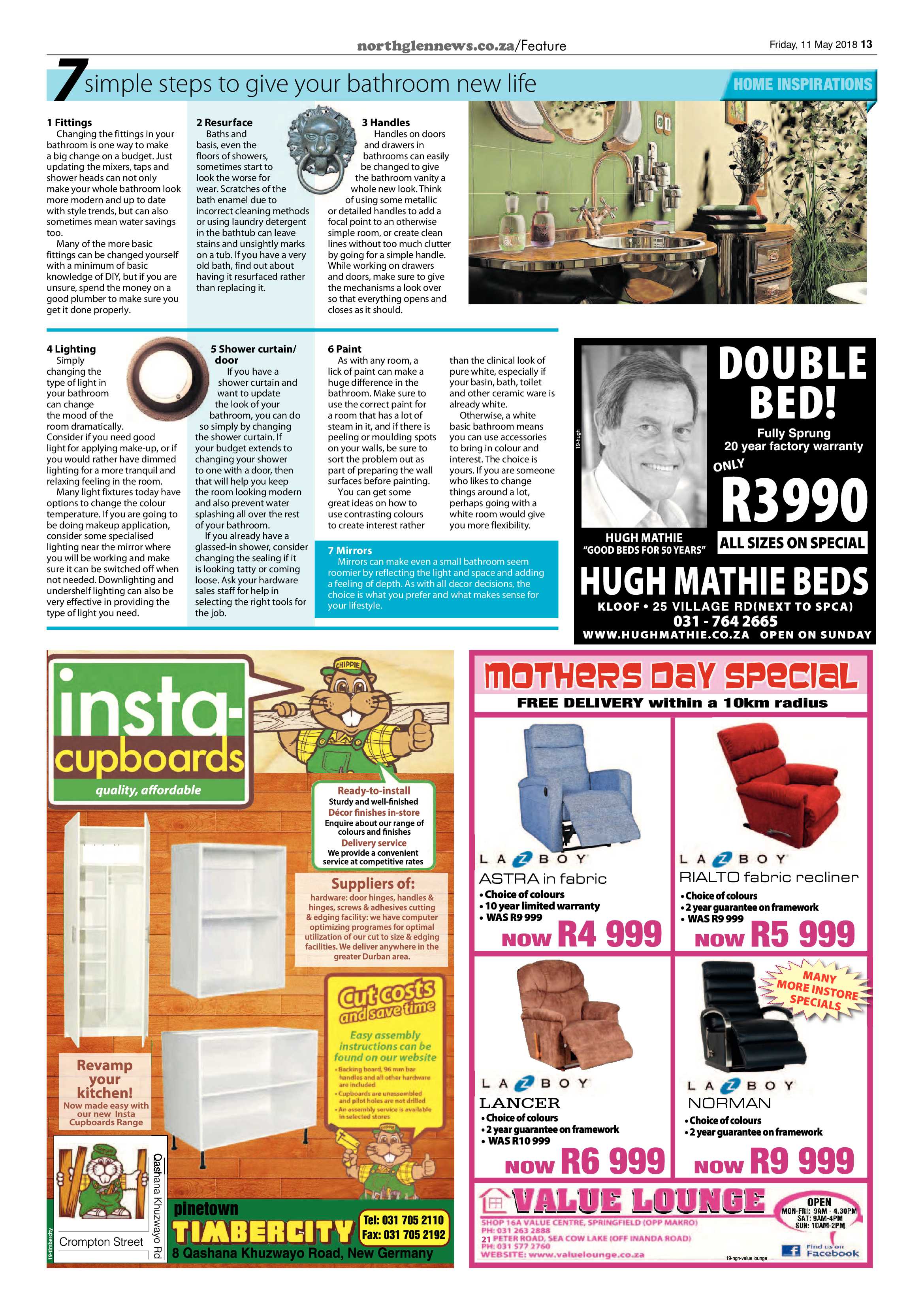 Northglen News 11 May 2018 page 13