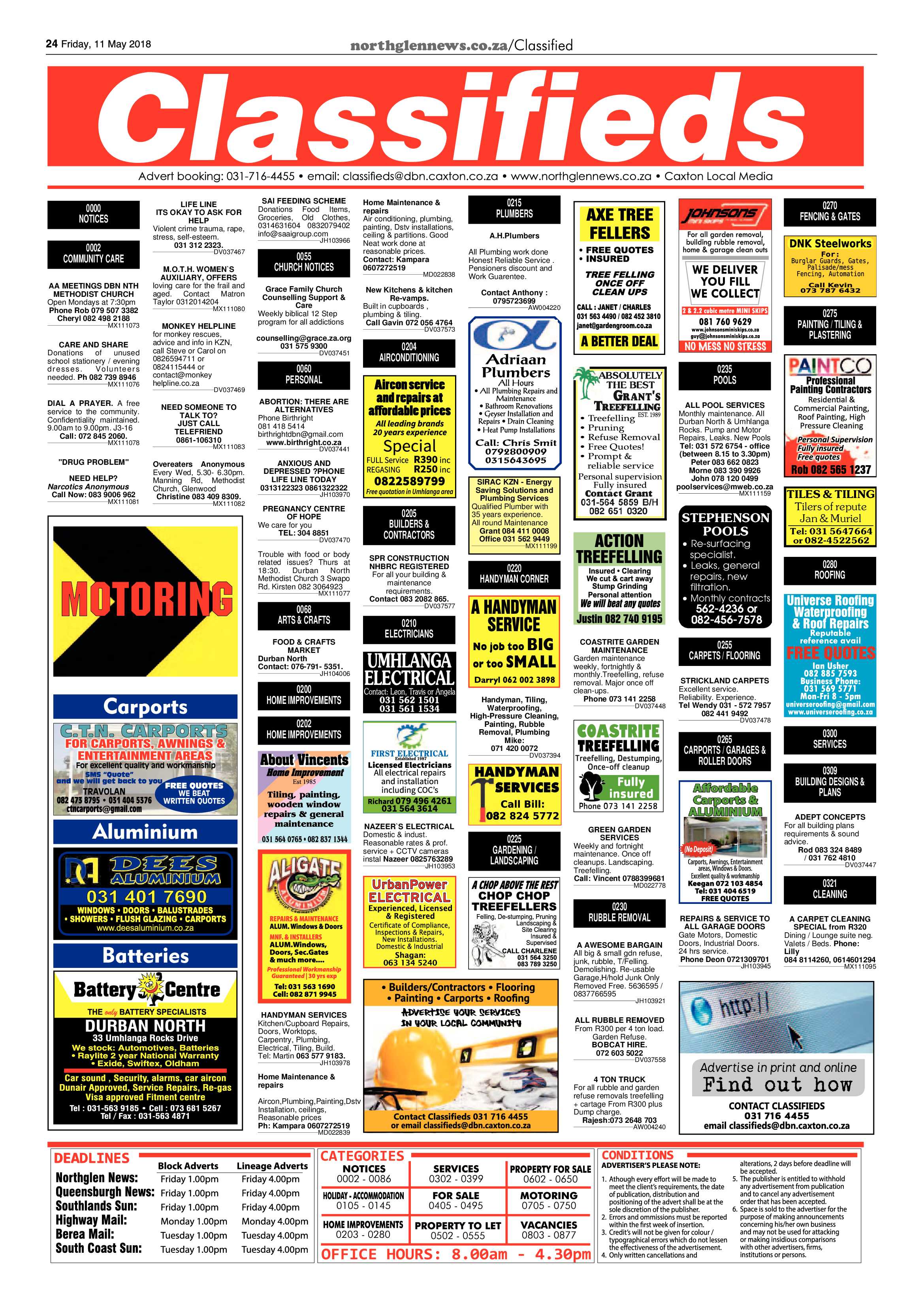 Northglen News 11 May 2018 page 24