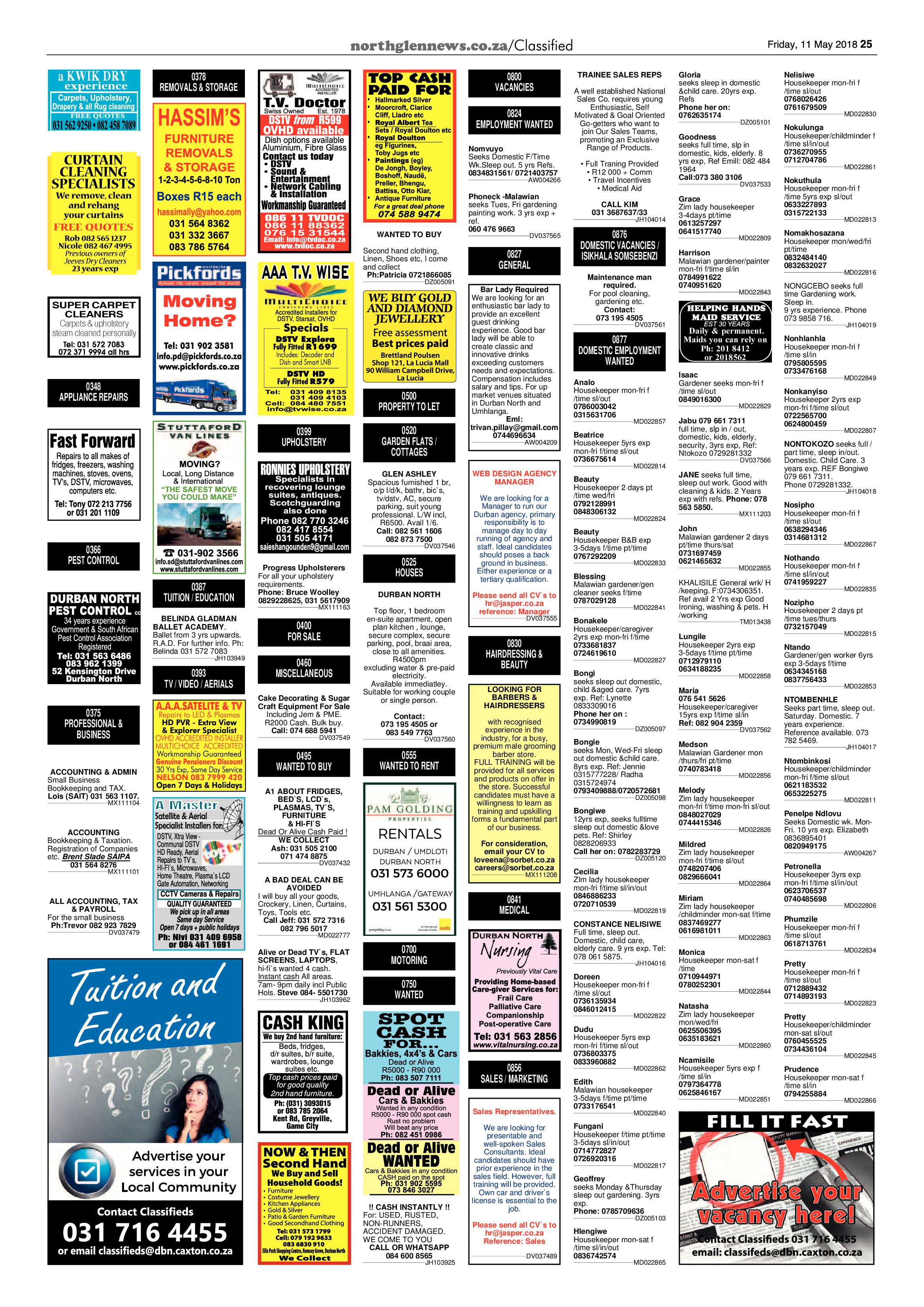 Northglen News 11 May 2018 page 25