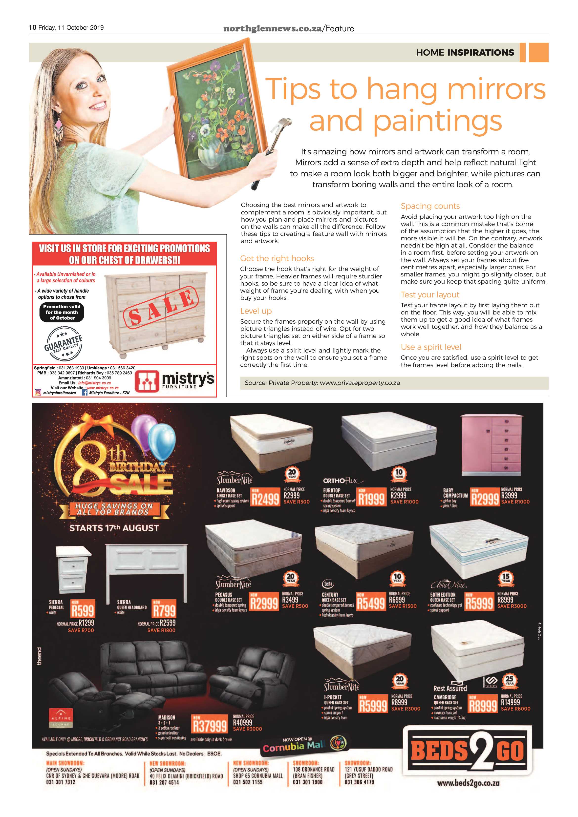 Northglen News 11 October 2019 page 10