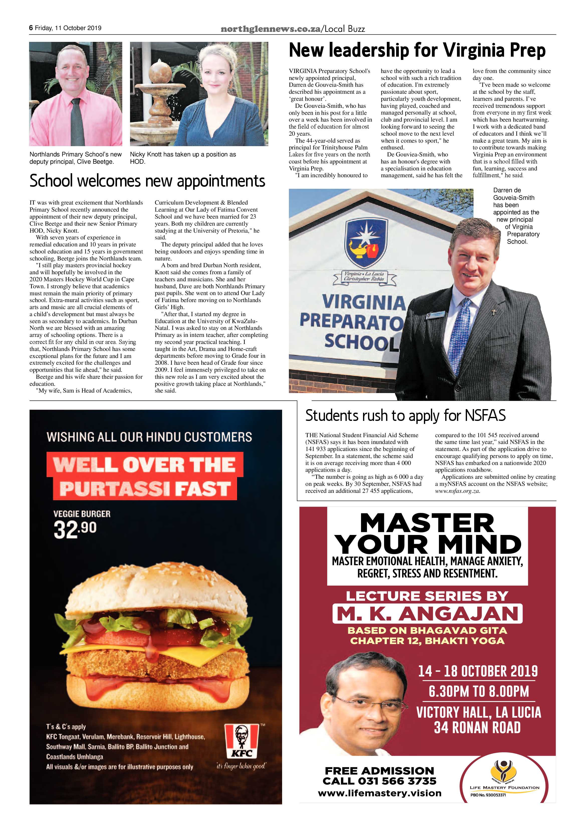 Northglen News 11 October 2019 page 6