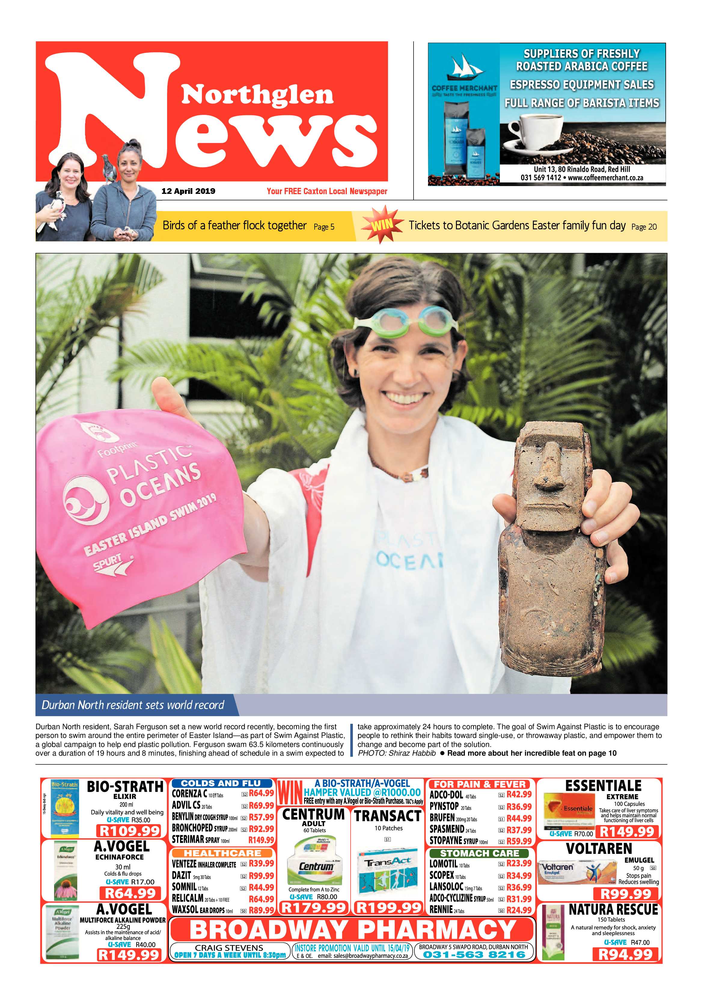 Northglen News 12 April 2019 page 1