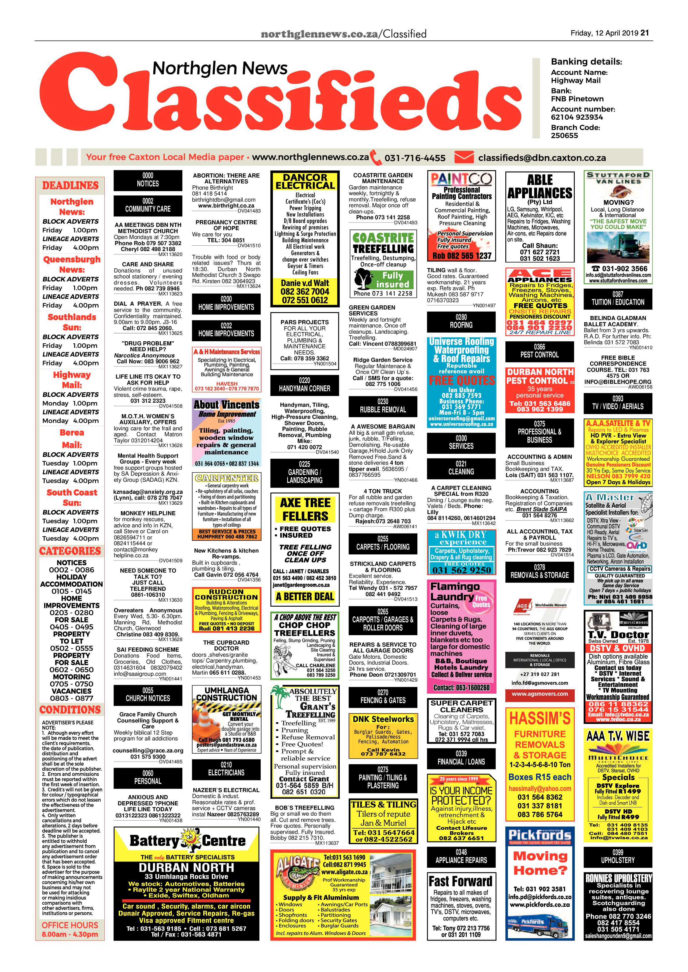 Northglen News 12 April 2019 page 21