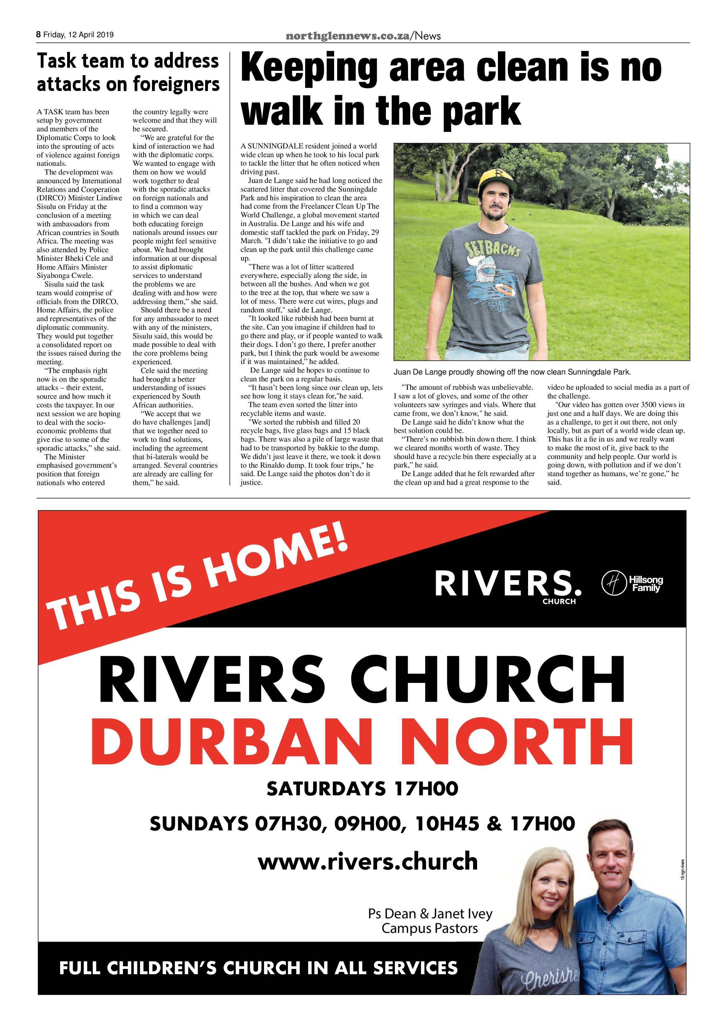Northglen News 12 April 2019 page 8