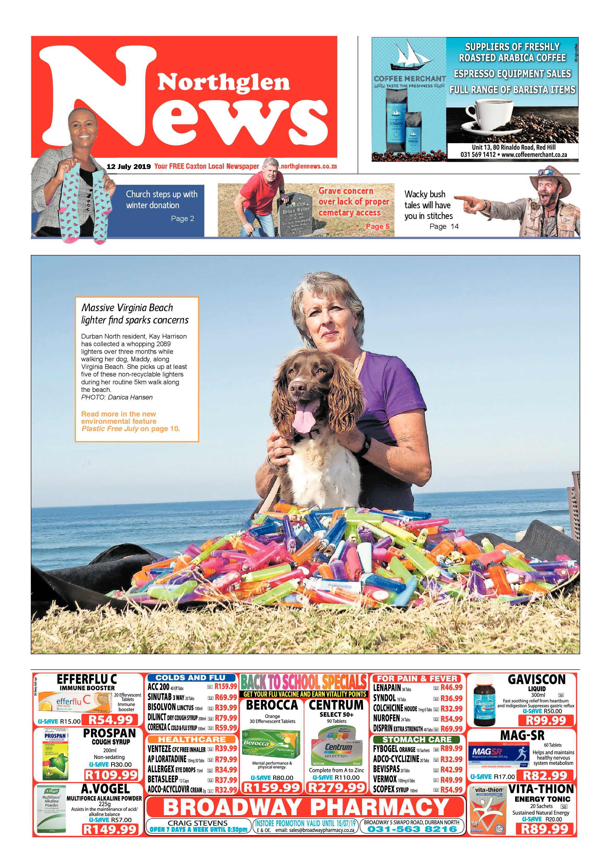 Northglen News 12 July 2019 page 1