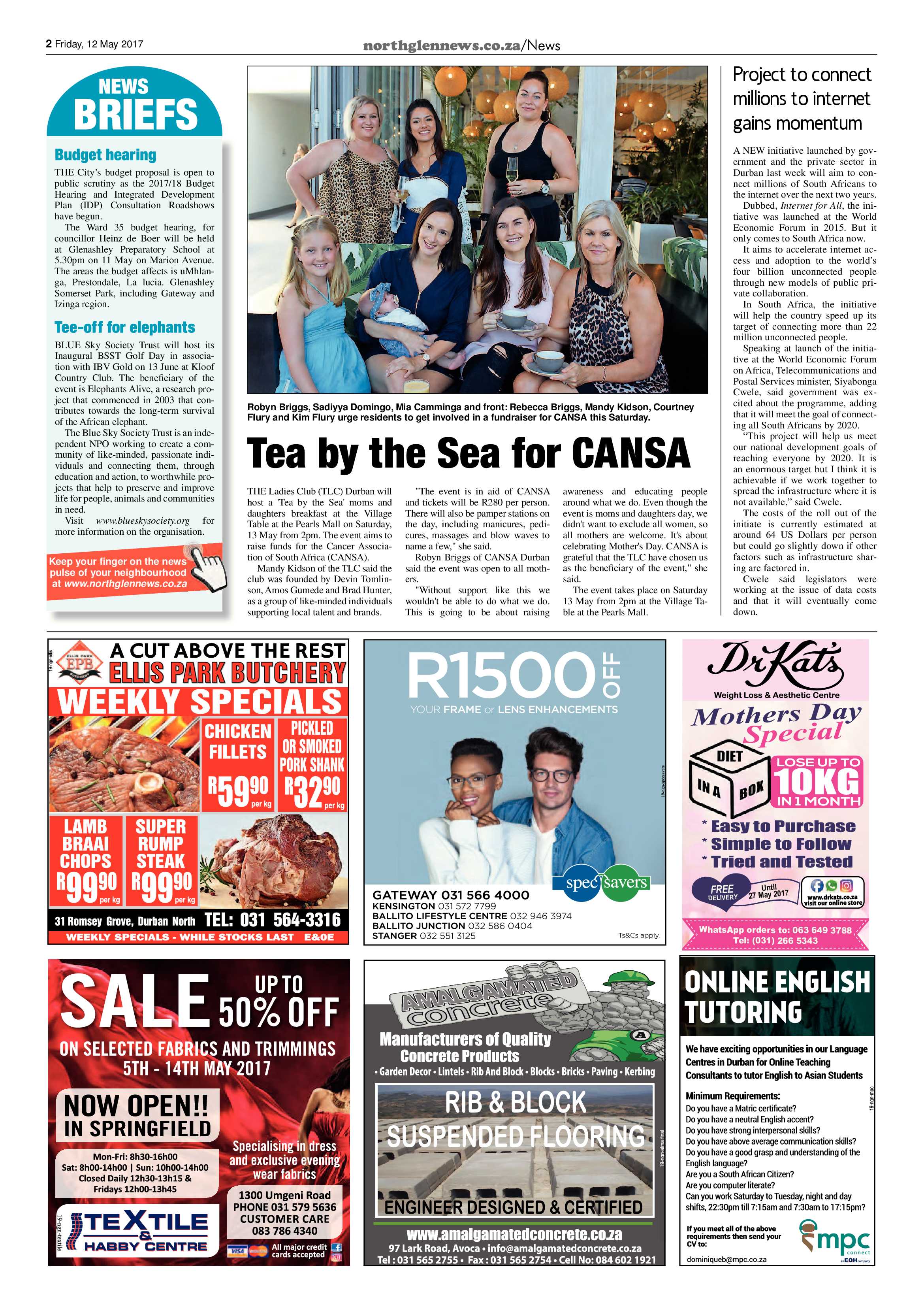 Northglen News 12 May 2017 page 2
