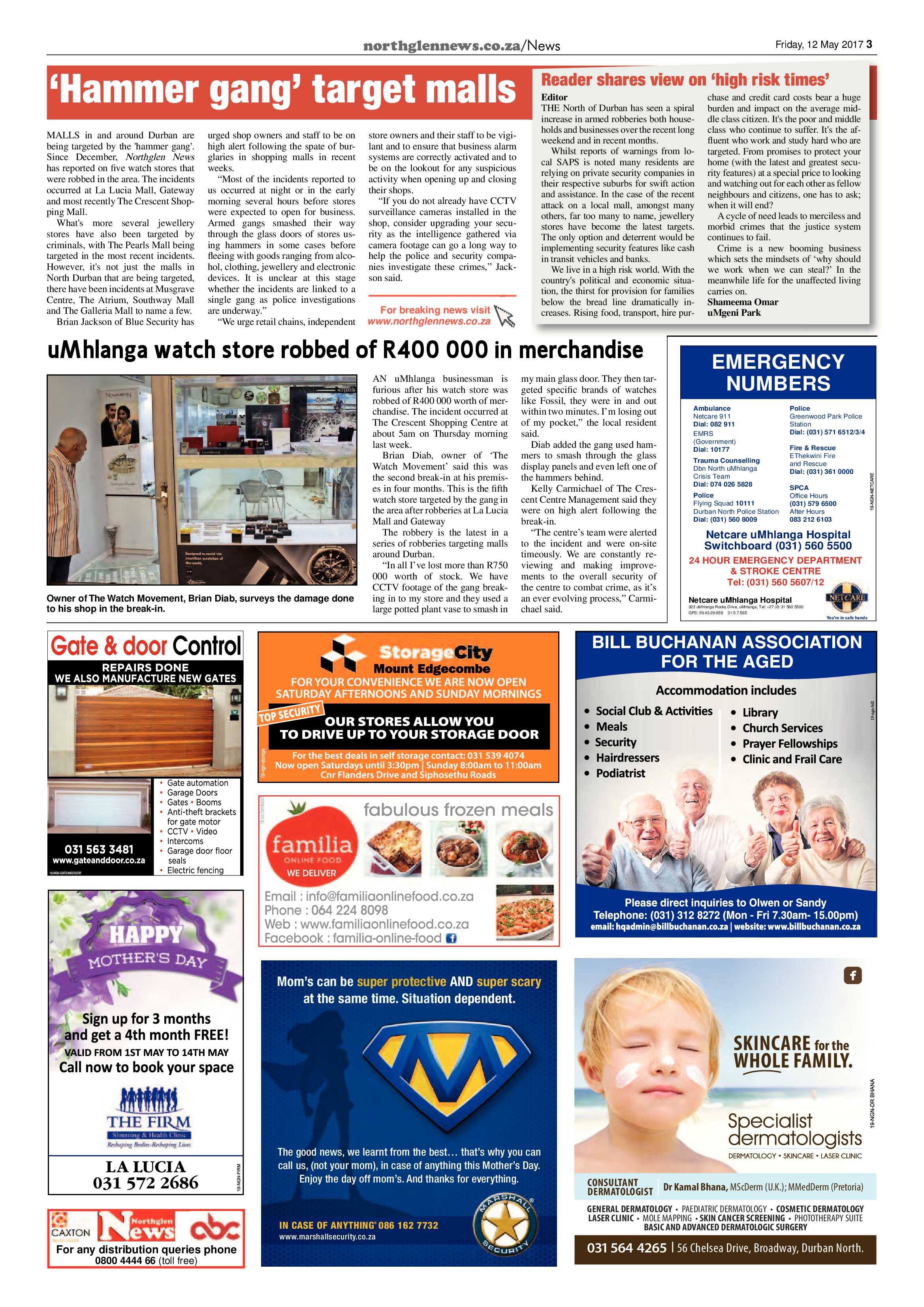 Northglen News 12 May 2017 page 3