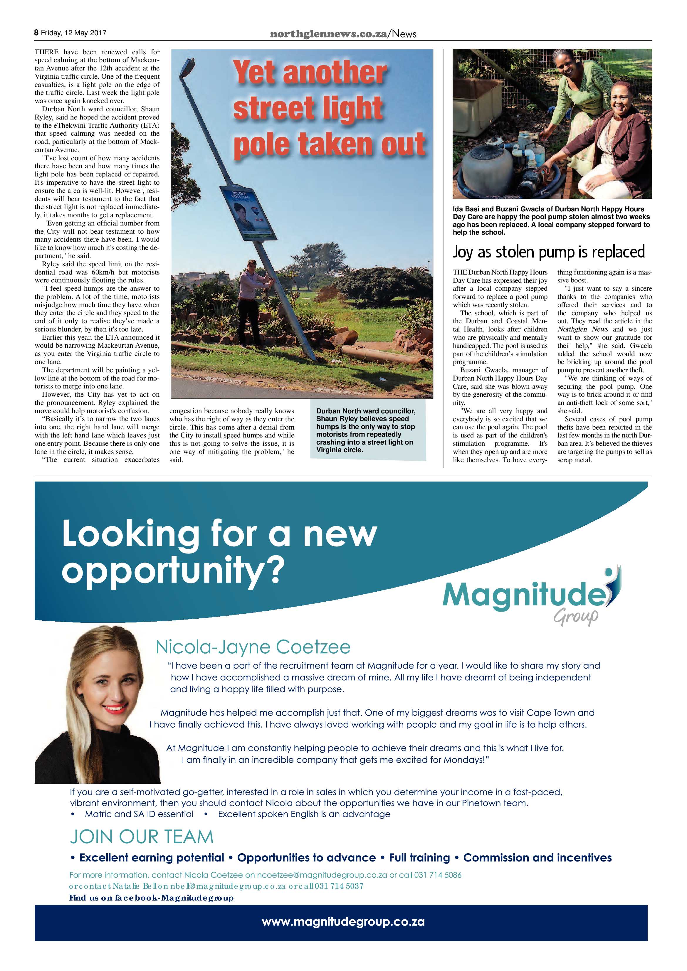 Northglen News 12 May 2017 page 8