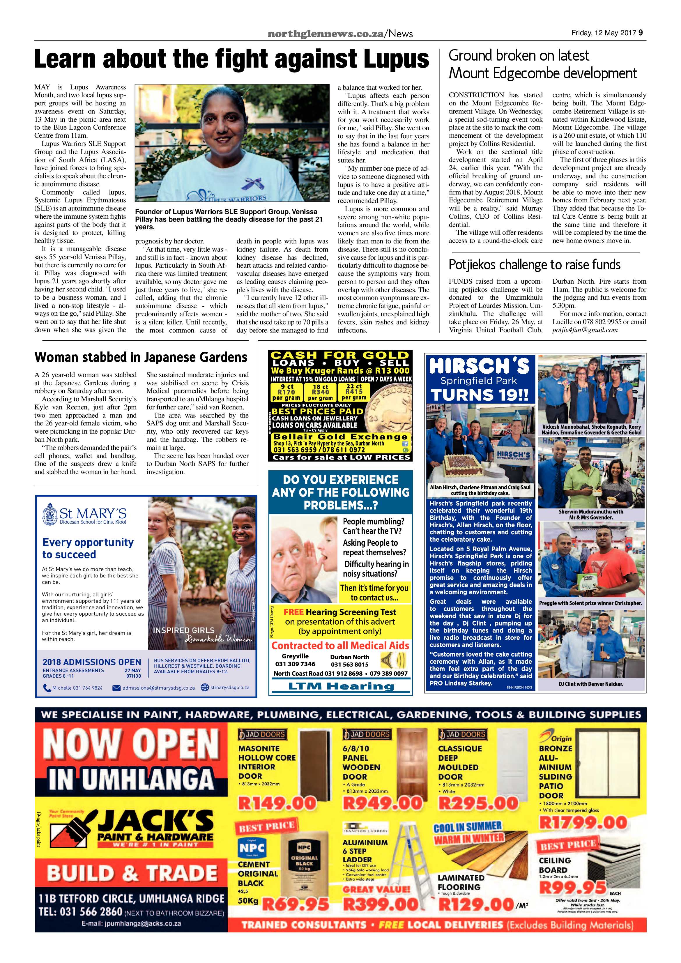 Northglen News 12 May 2017 page 9