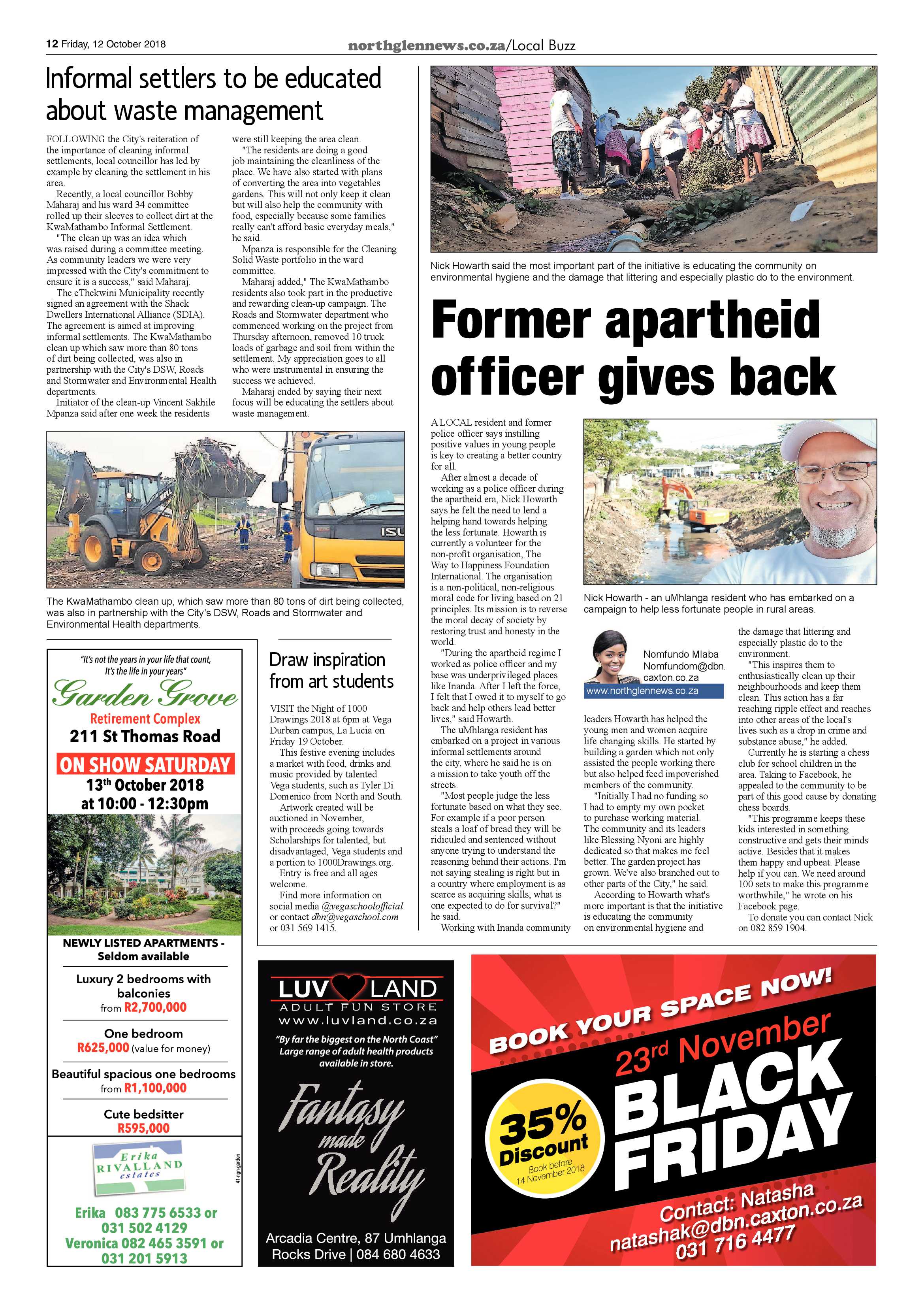 Northglen News 12 October 2018 page 12