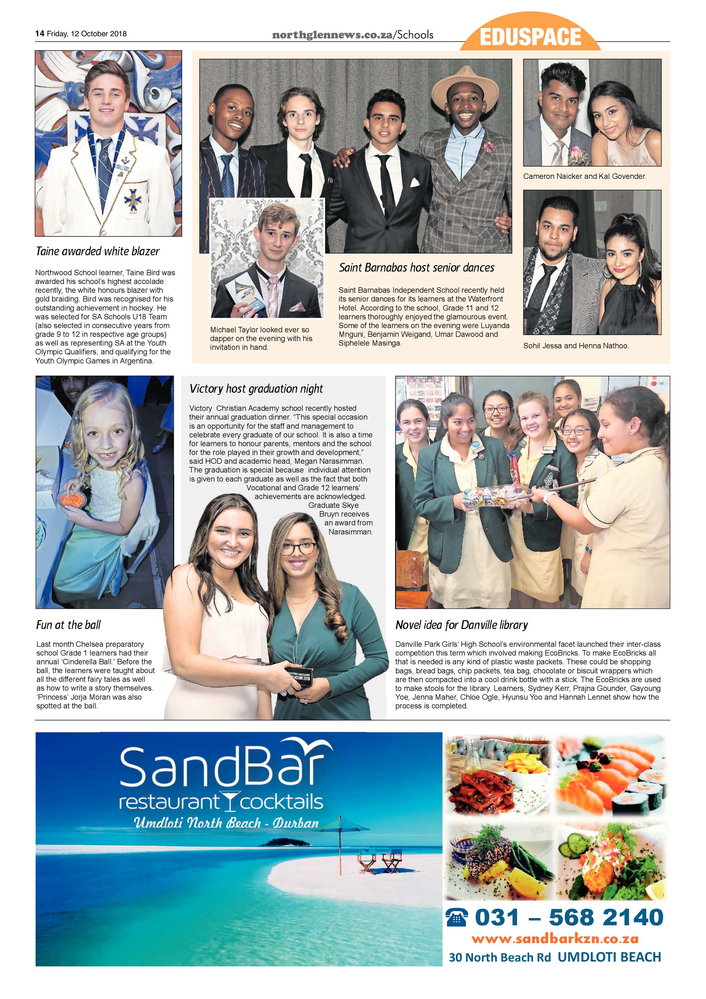 Northglen News 12 October 2018 page 14