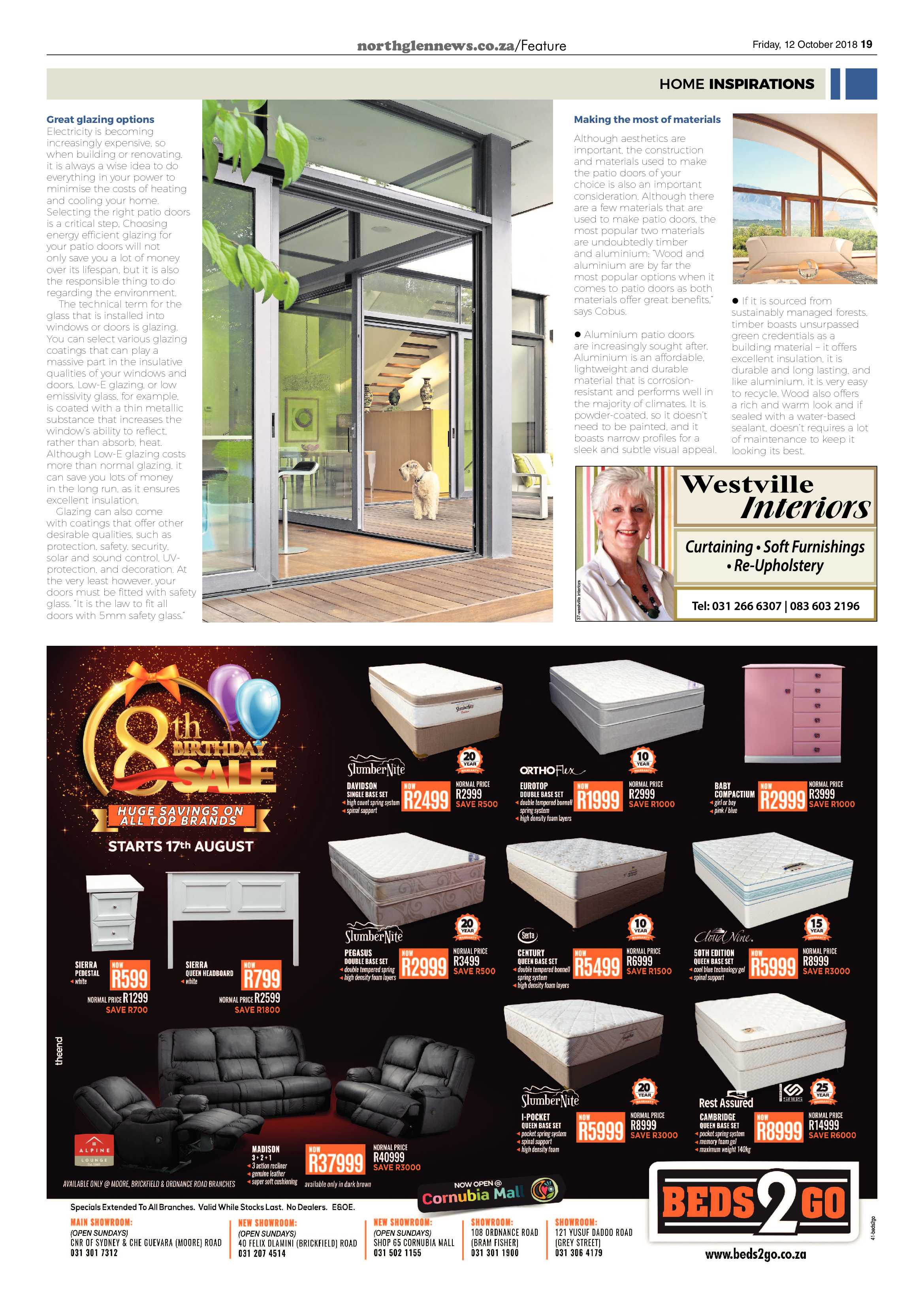 Northglen News 12 October 2018 page 19