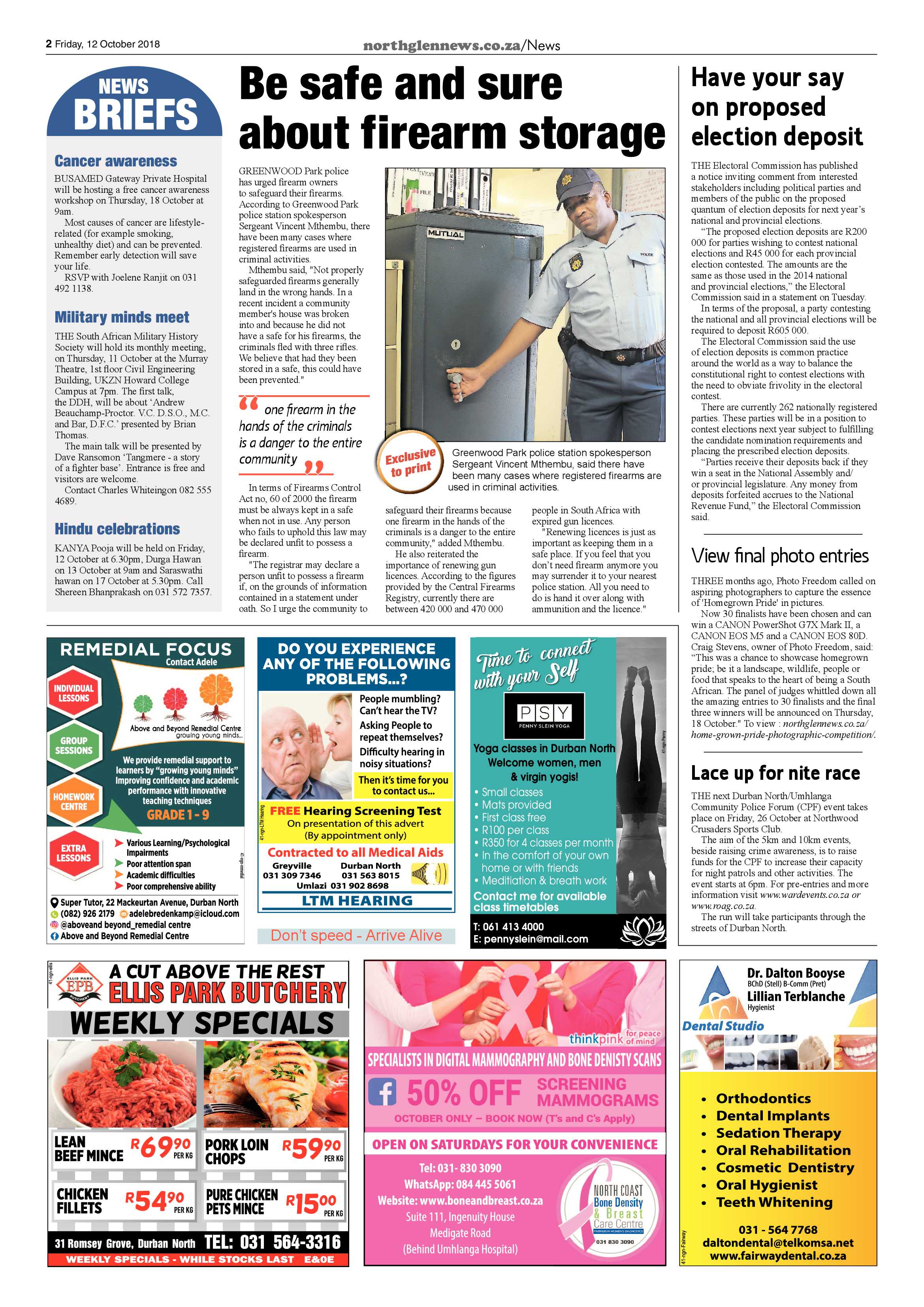 Northglen News 12 October 2018 page 2