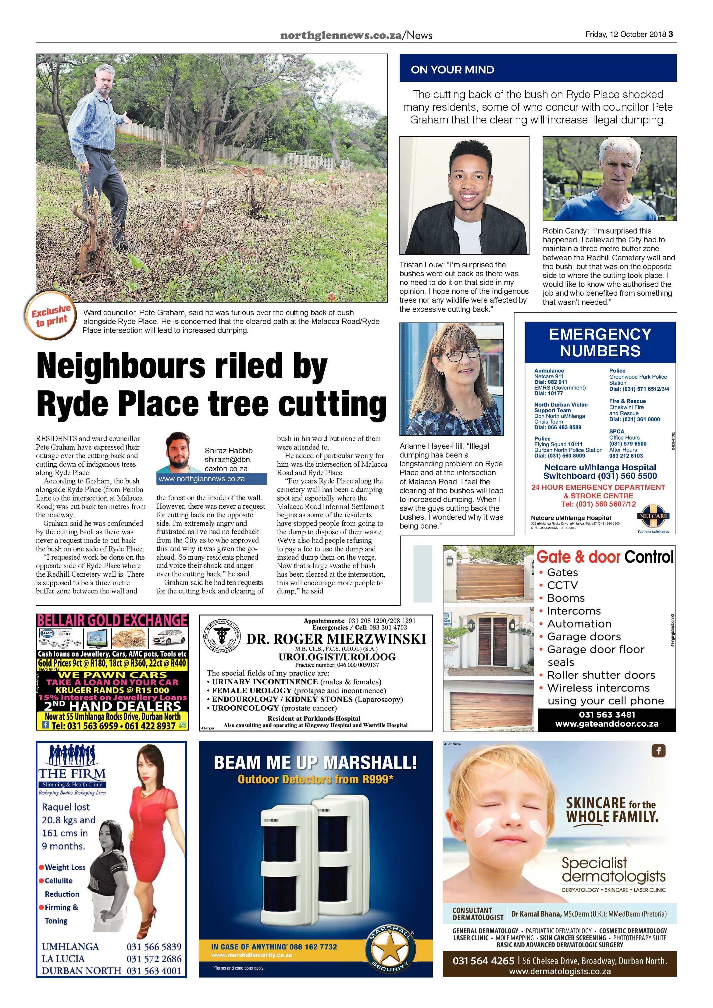 Northglen News 12 October 2018 page 3