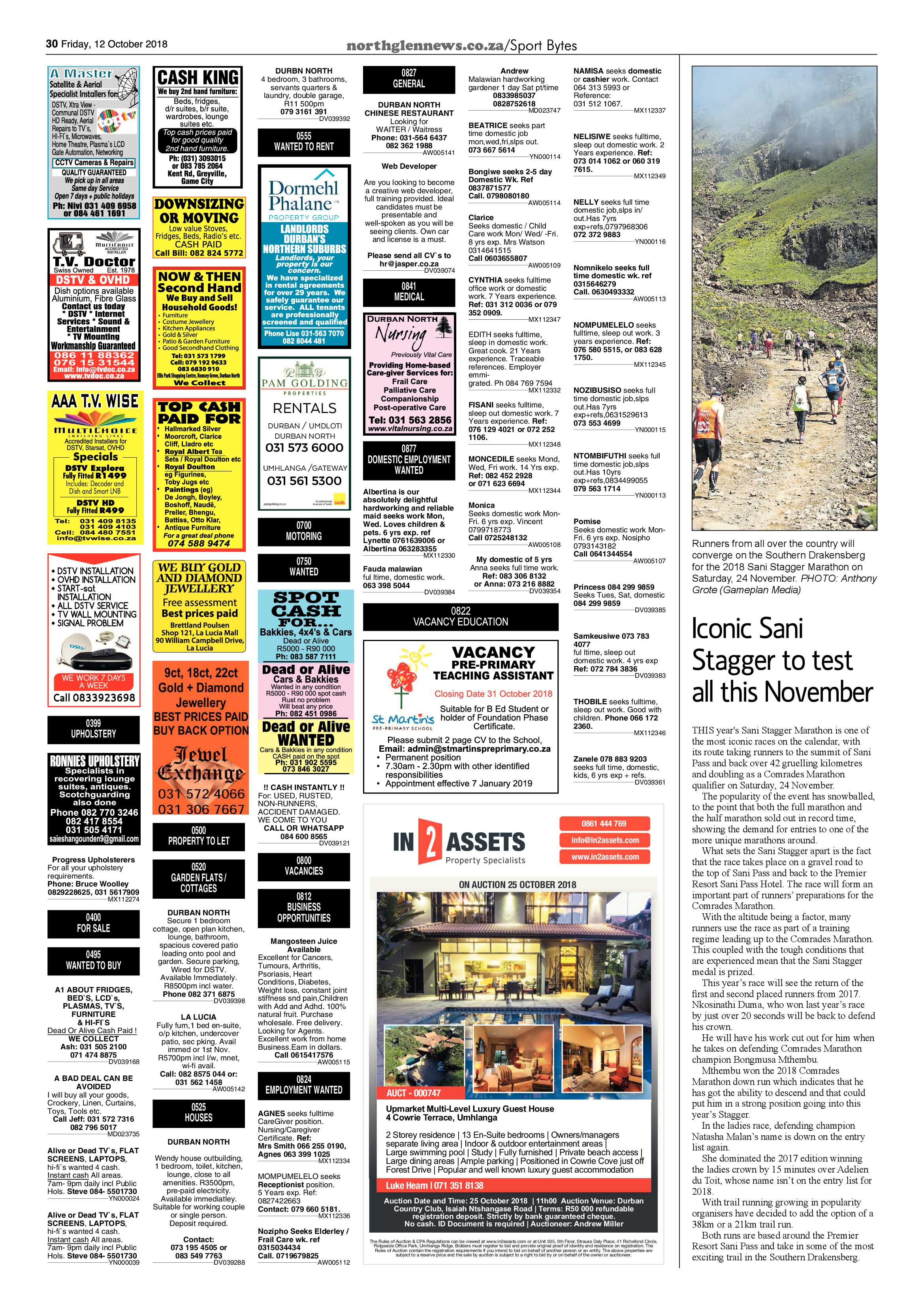 Northglen News 12 October 2018 page 30