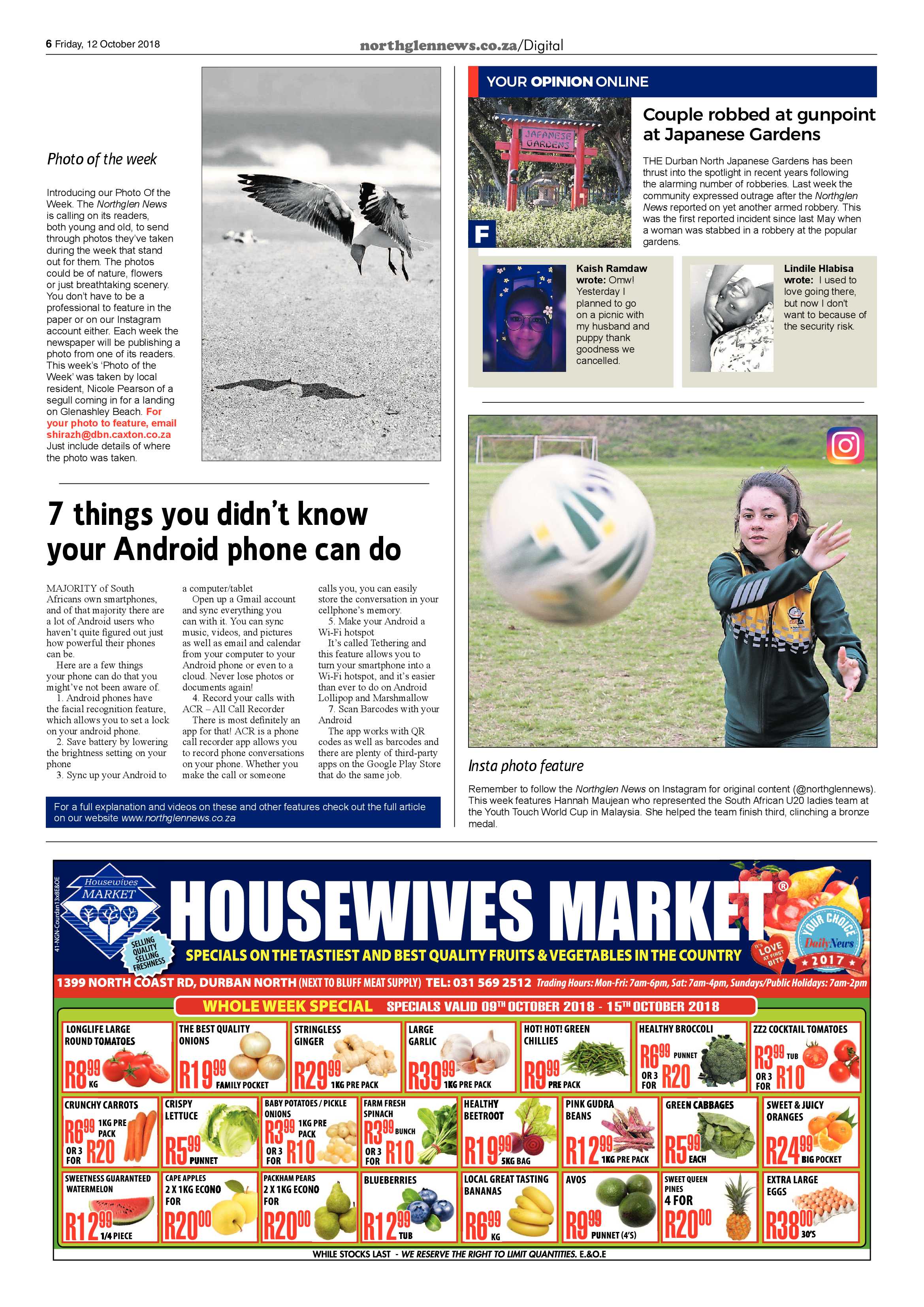 Northglen News 12 October 2018 page 6