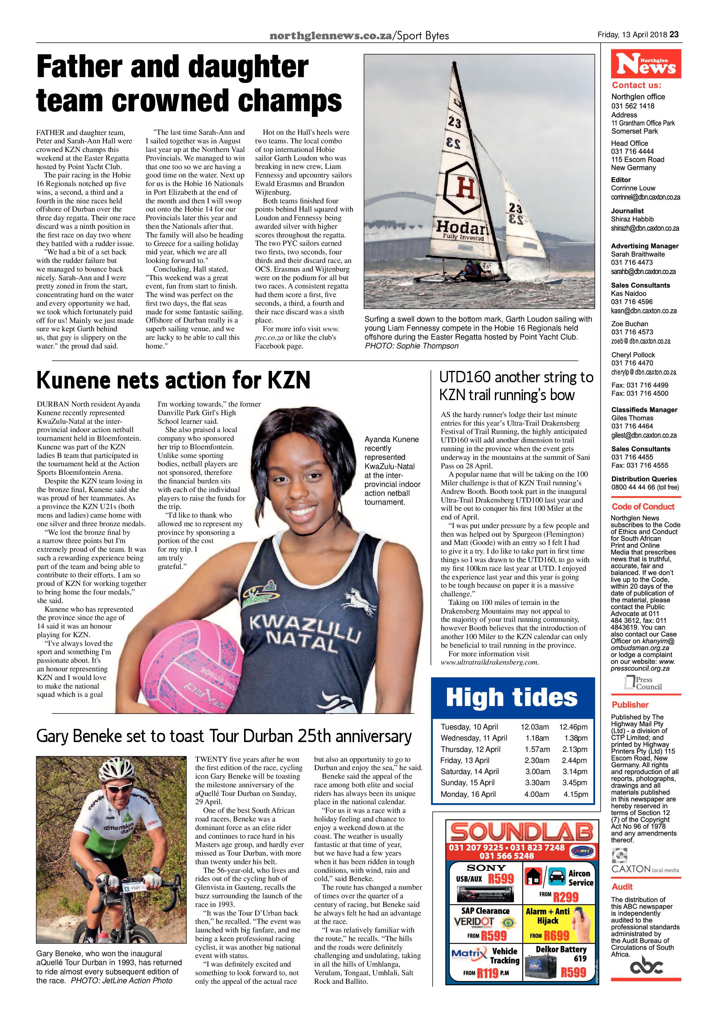 Northglen News 13 April 2018 page 24