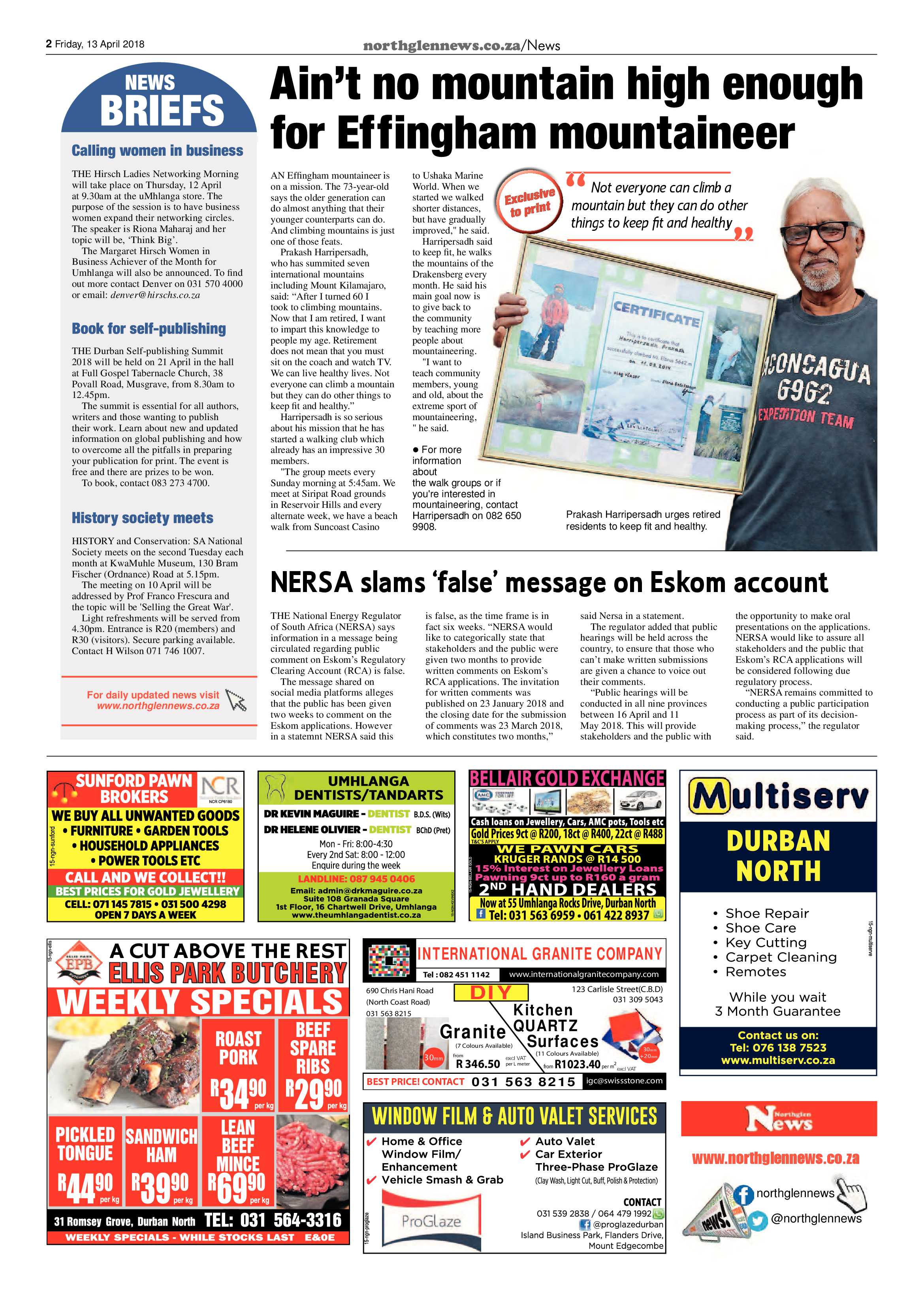 Northglen News 13 April 2018 page 3