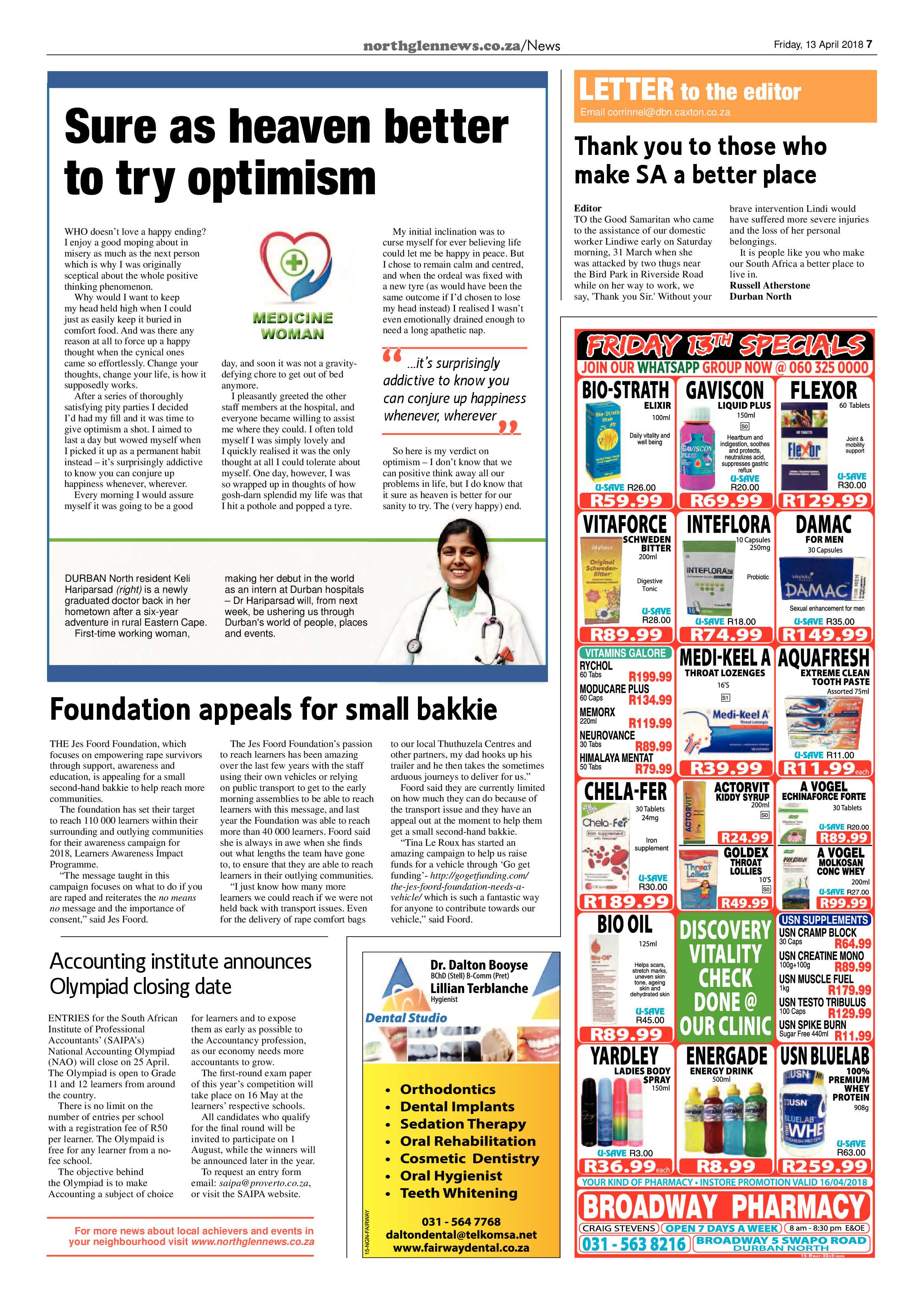 Northglen News 13 April 2018 page 8