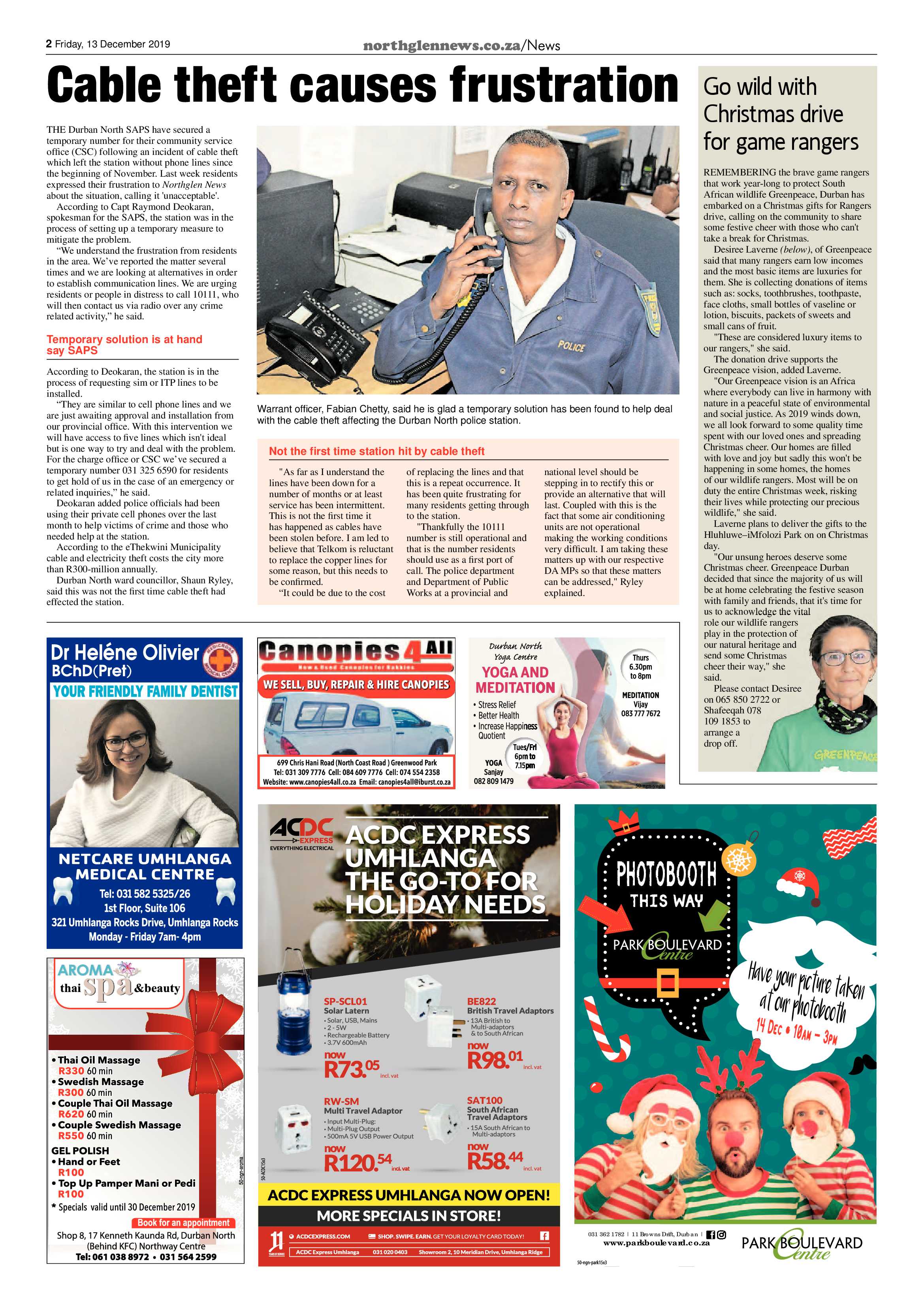 Northglen News 13 December 2019 page 2
