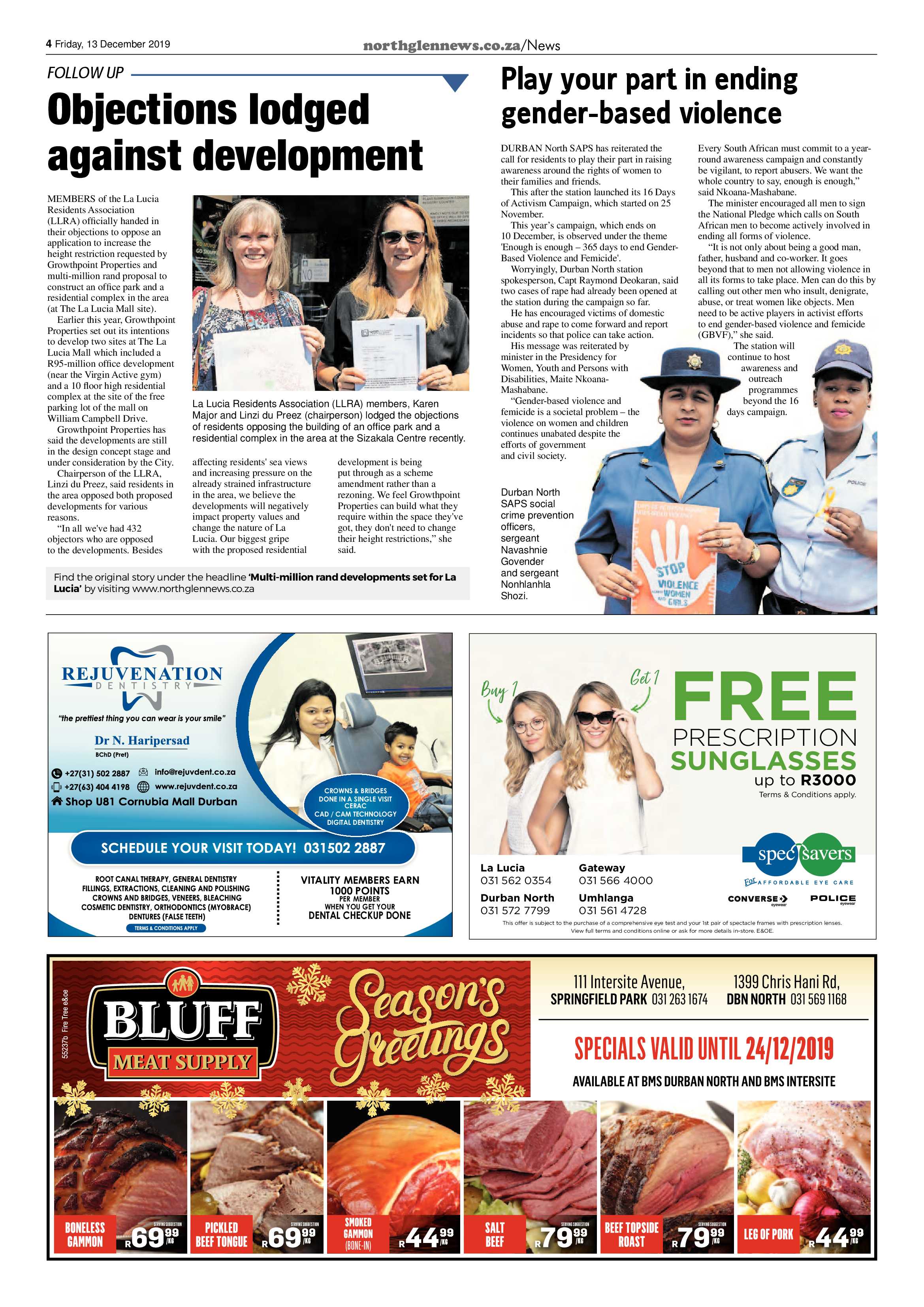 Northglen News 13 December 2019 page 4