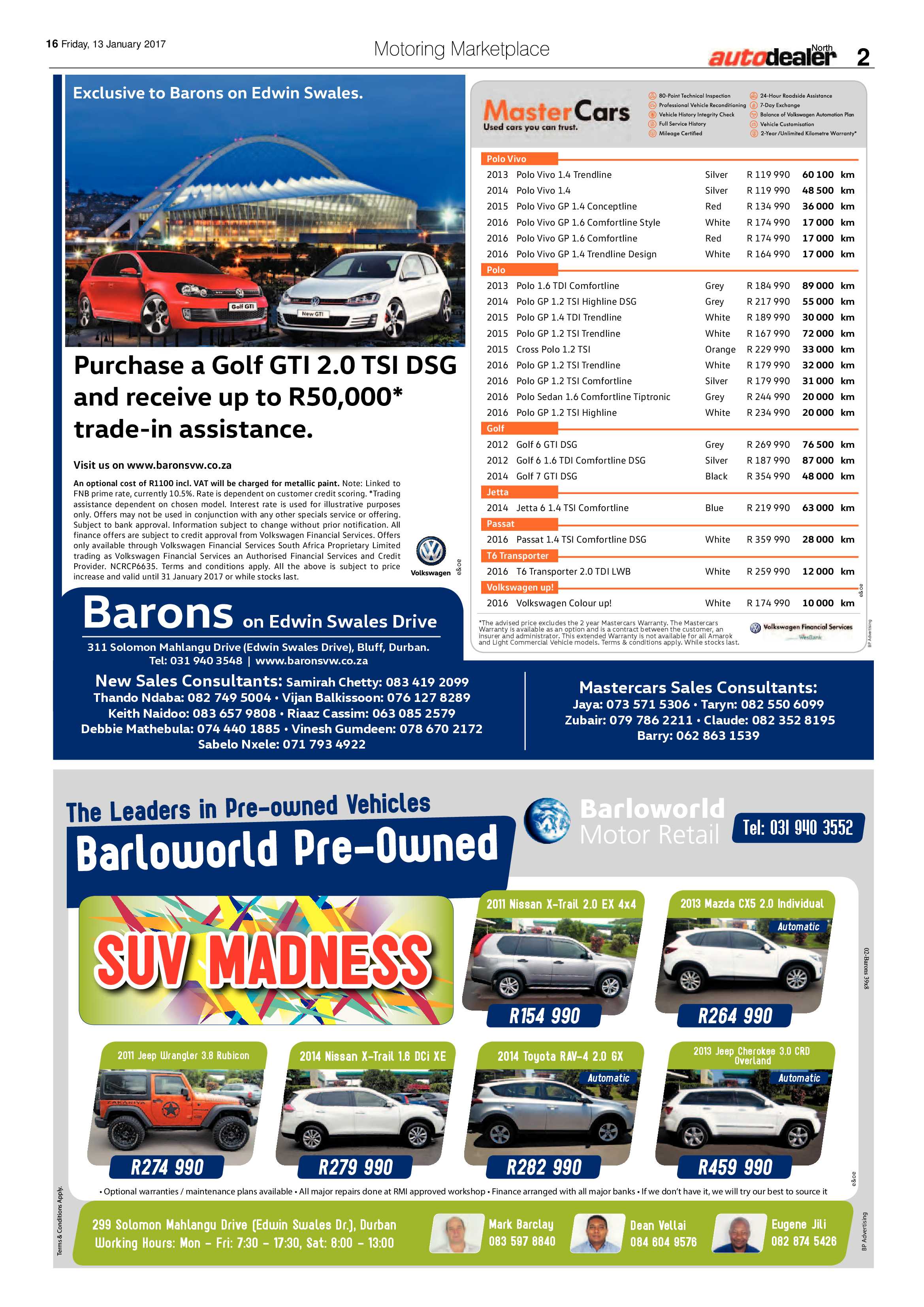 Northglen News 13 January 2017 page 16