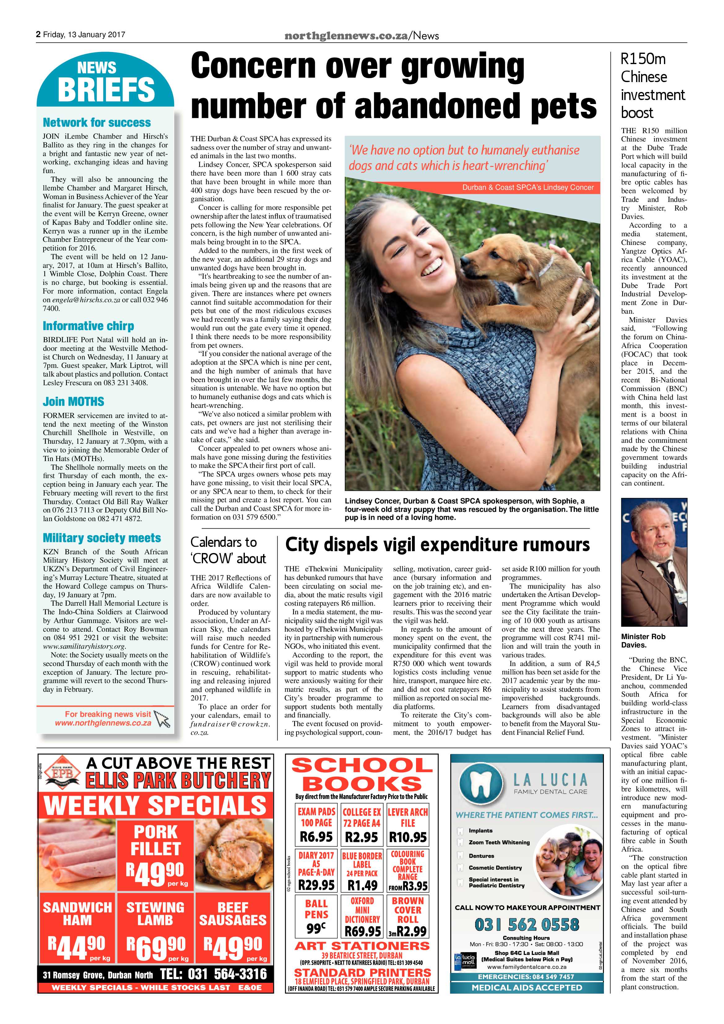 Northglen News 13 January 2017 page 2