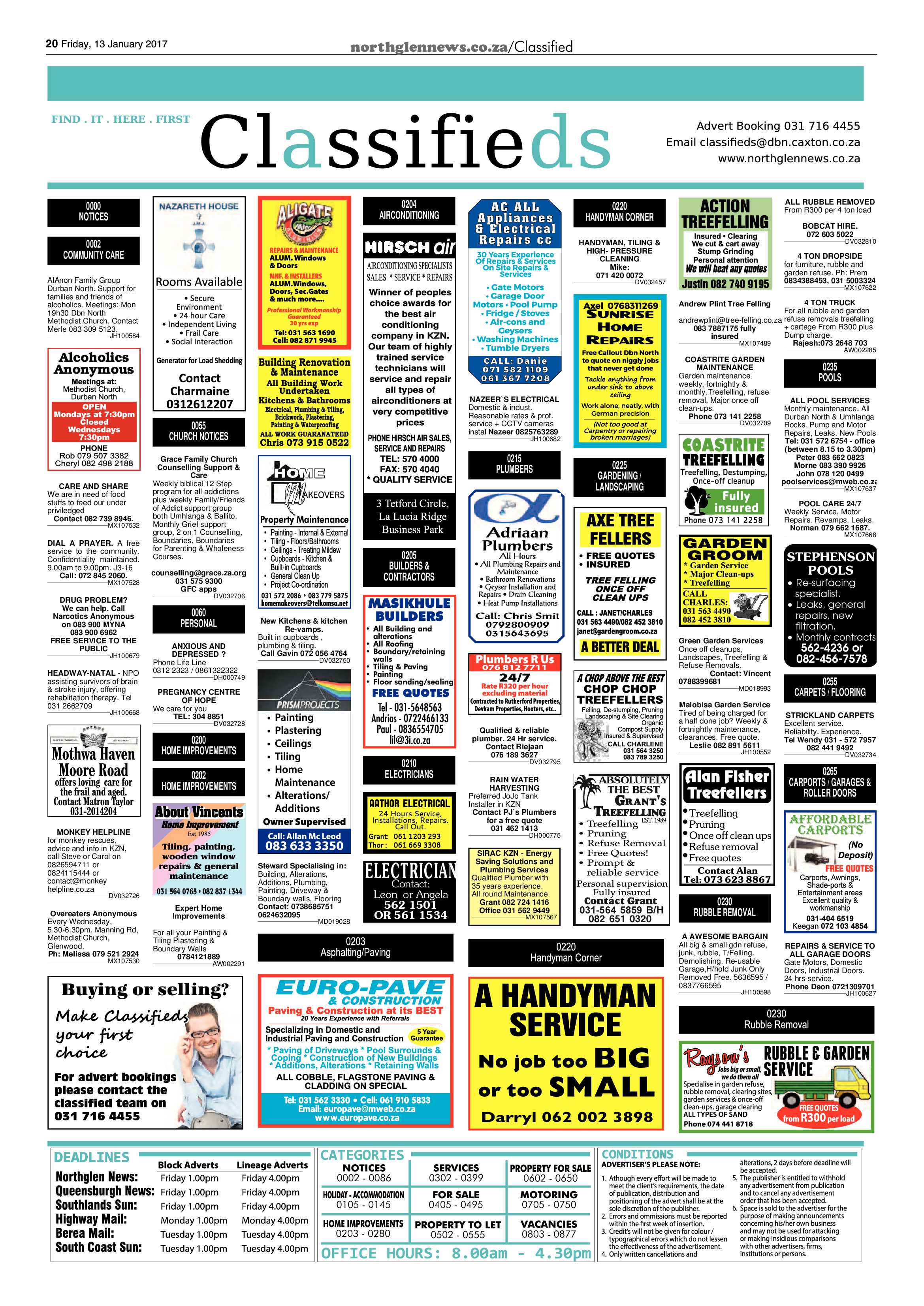 Northglen News 13 January 2017 page 20
