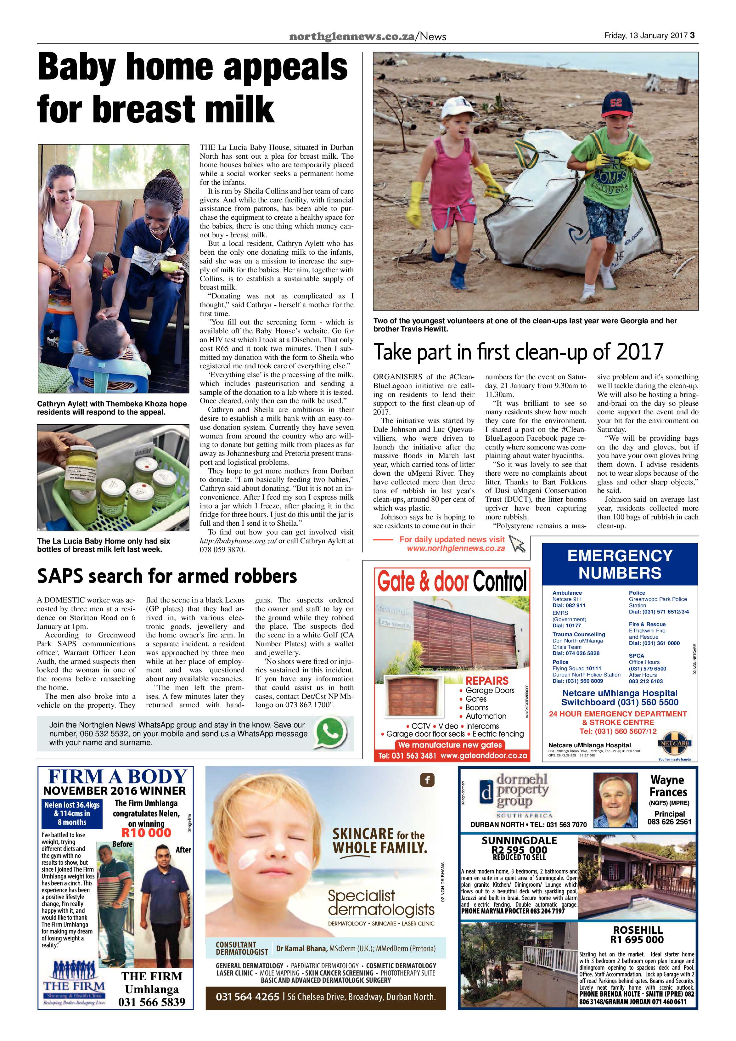 Northglen News 13 January 2017 page 3