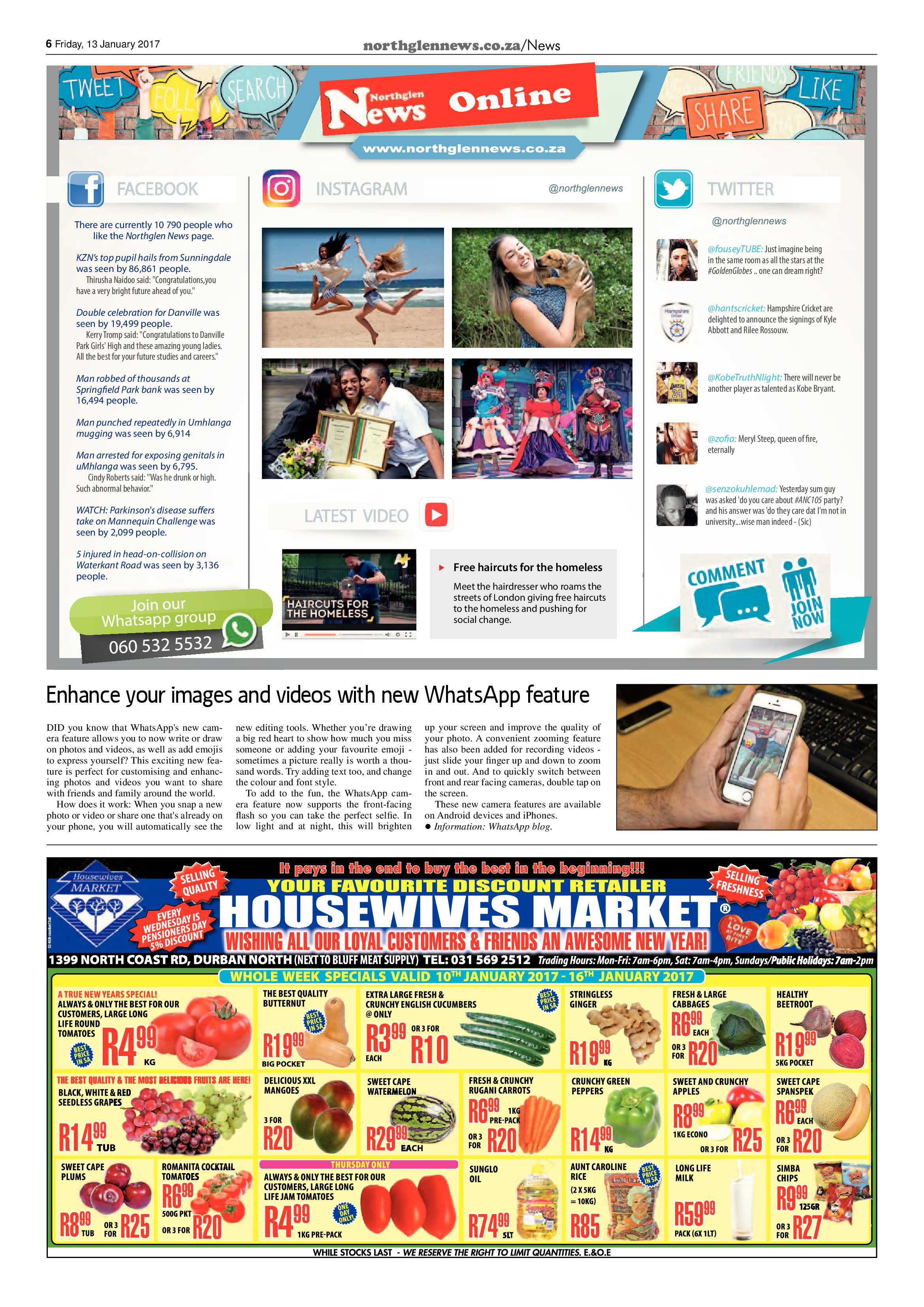 Northglen News 13 January 2017 page 6