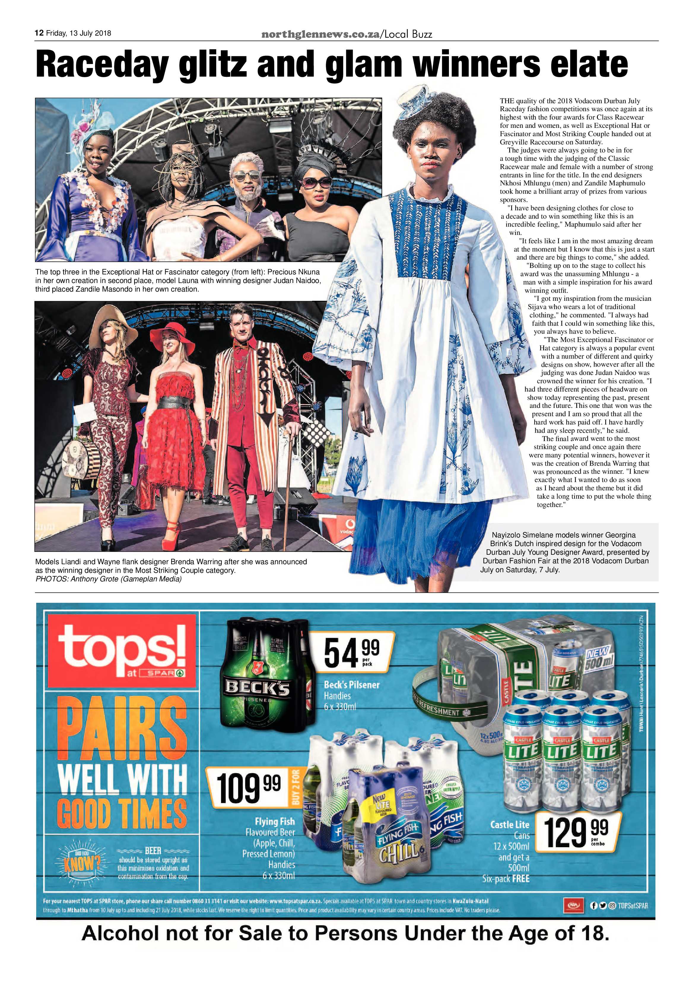 Northglen News 13 July 2018 page 12