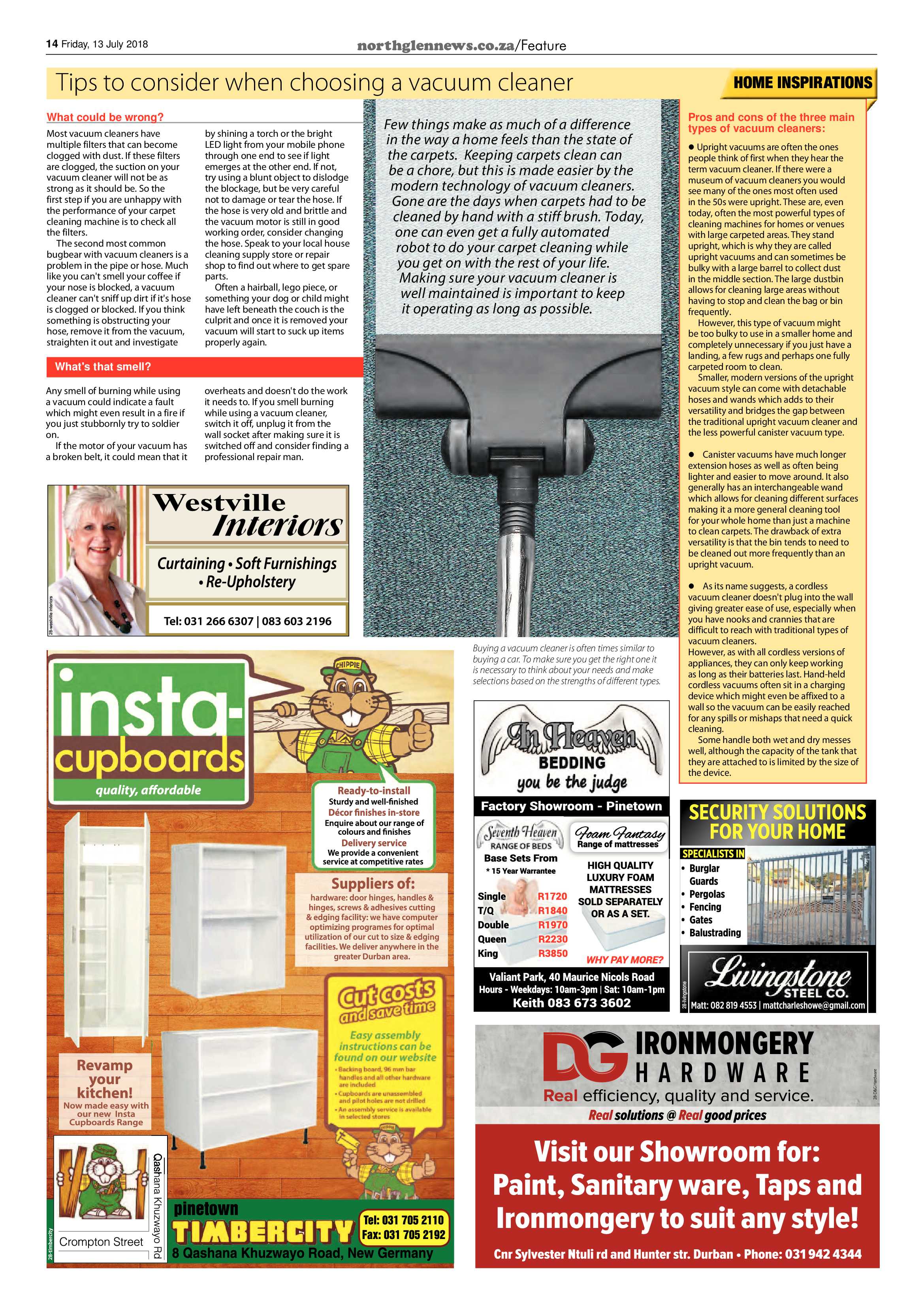 Northglen News 13 July 2018 page 14