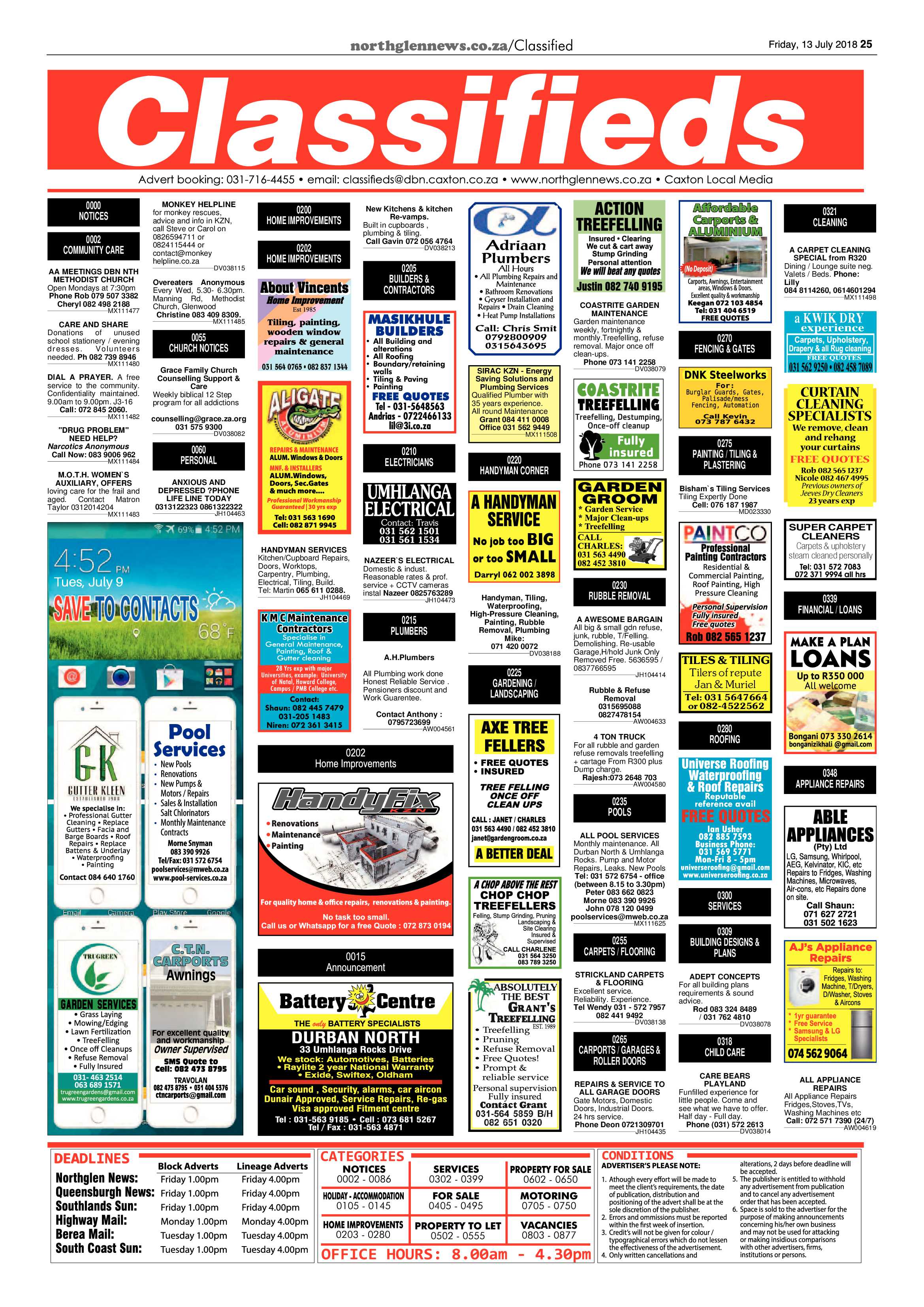 Northglen News 13 July 2018 page 25