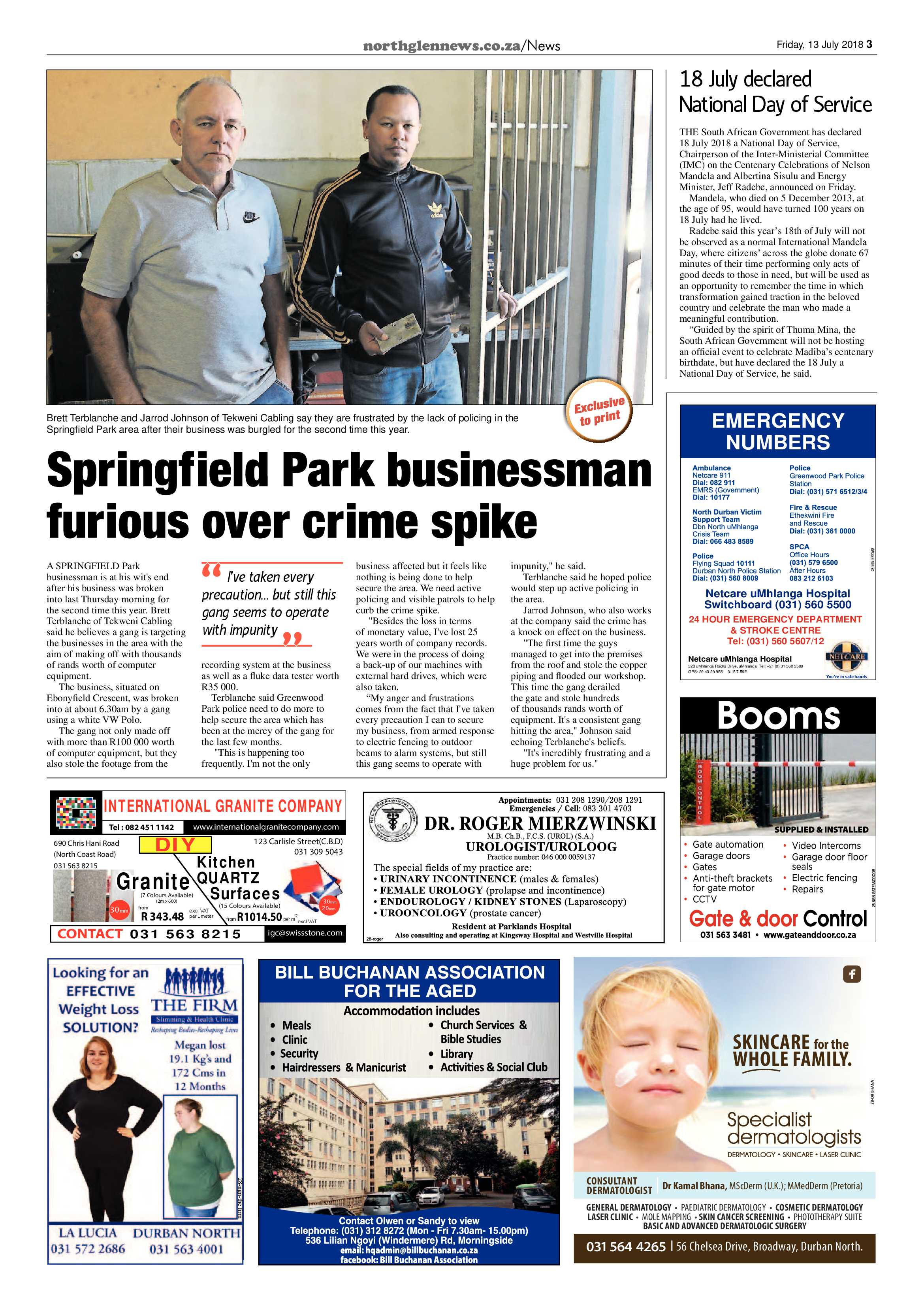 Northglen News 13 July 2018 page 3