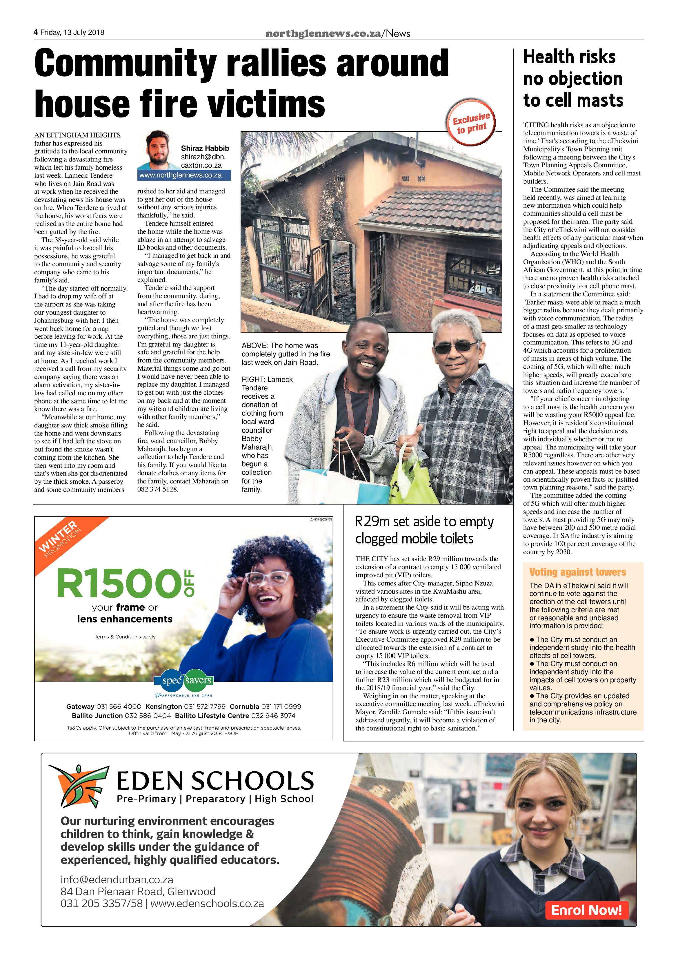 Northglen News 13 July 2018 page 4