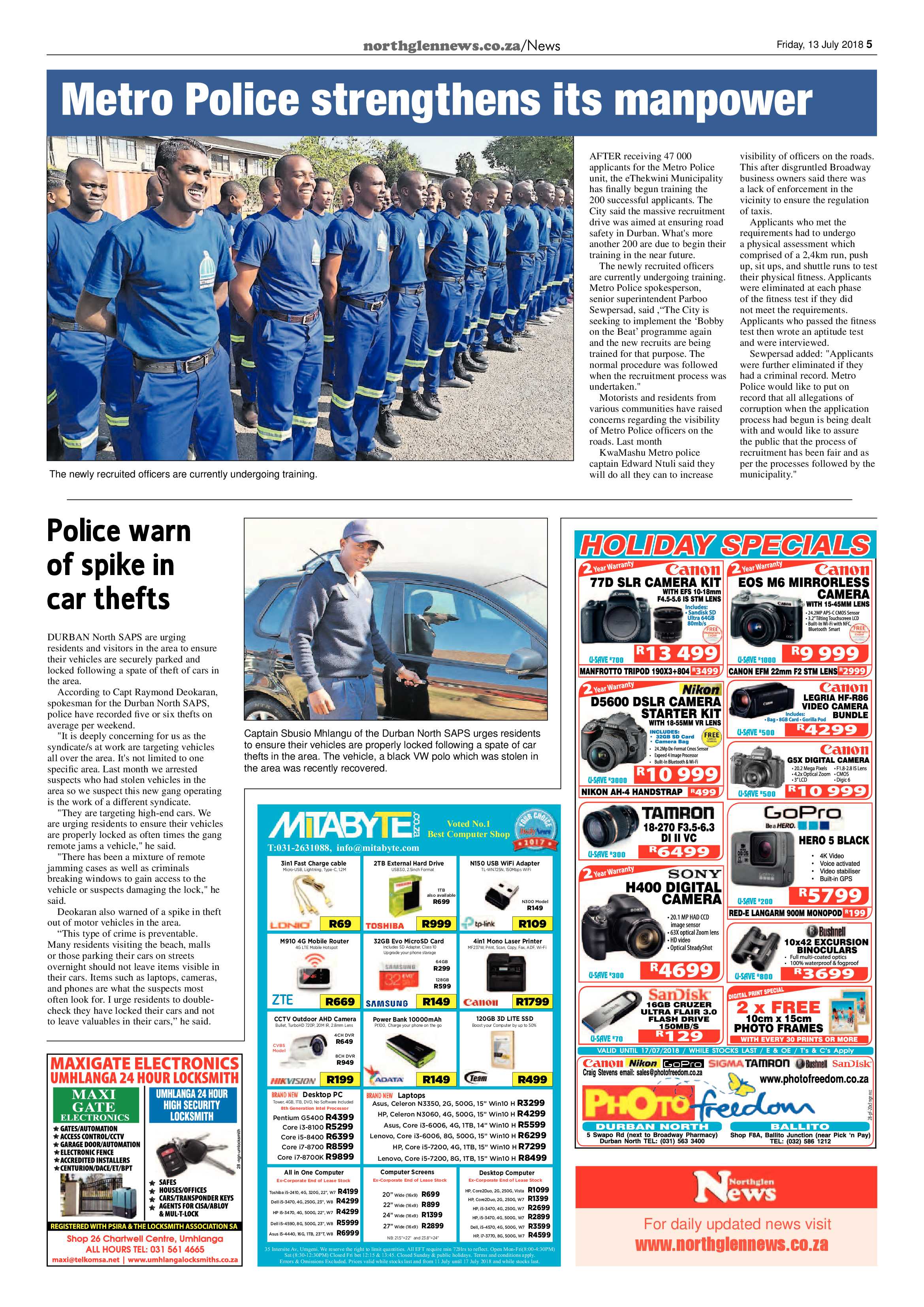 Northglen News 13 July 2018 page 5